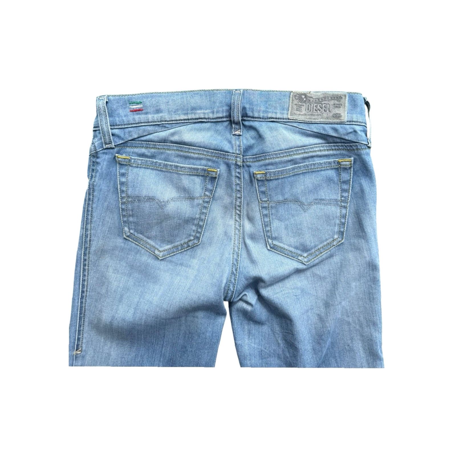 Diesel Diesel Jeans Women Skinny Slim Low Waist Getlegg Light Wash 25 x 32 Blue Stretch Size 42" / US 20 - 5 Thumbnail