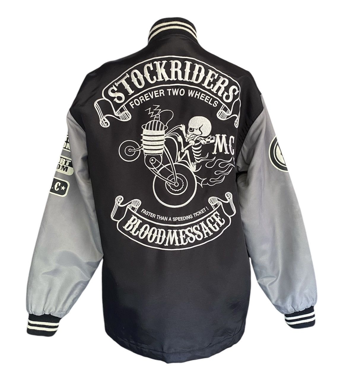 If Only Was True BLOOD MESSAGE Varsity Zipper Jacket Sportwear Size US XL / EU 56 / 4 - 9 Thumbnail