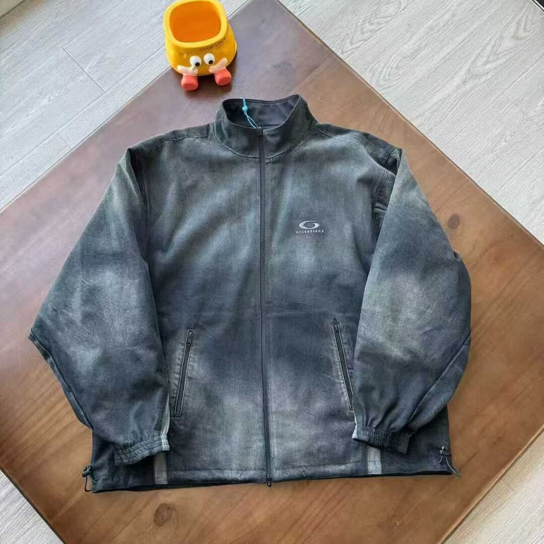 Balenciaga reversible denim jacket by balenciaga and underarmour Size US M / EU 48-50 / 2 - 1 Thumbnail