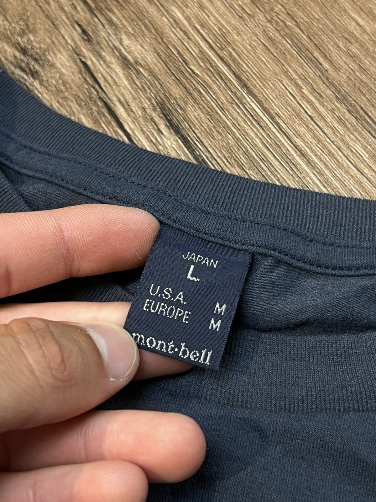Montbell MONTBELL BASIC MINI LOGO T-SHIRT Size US L / EU 52-54 / 3 - 10 Thumbnail