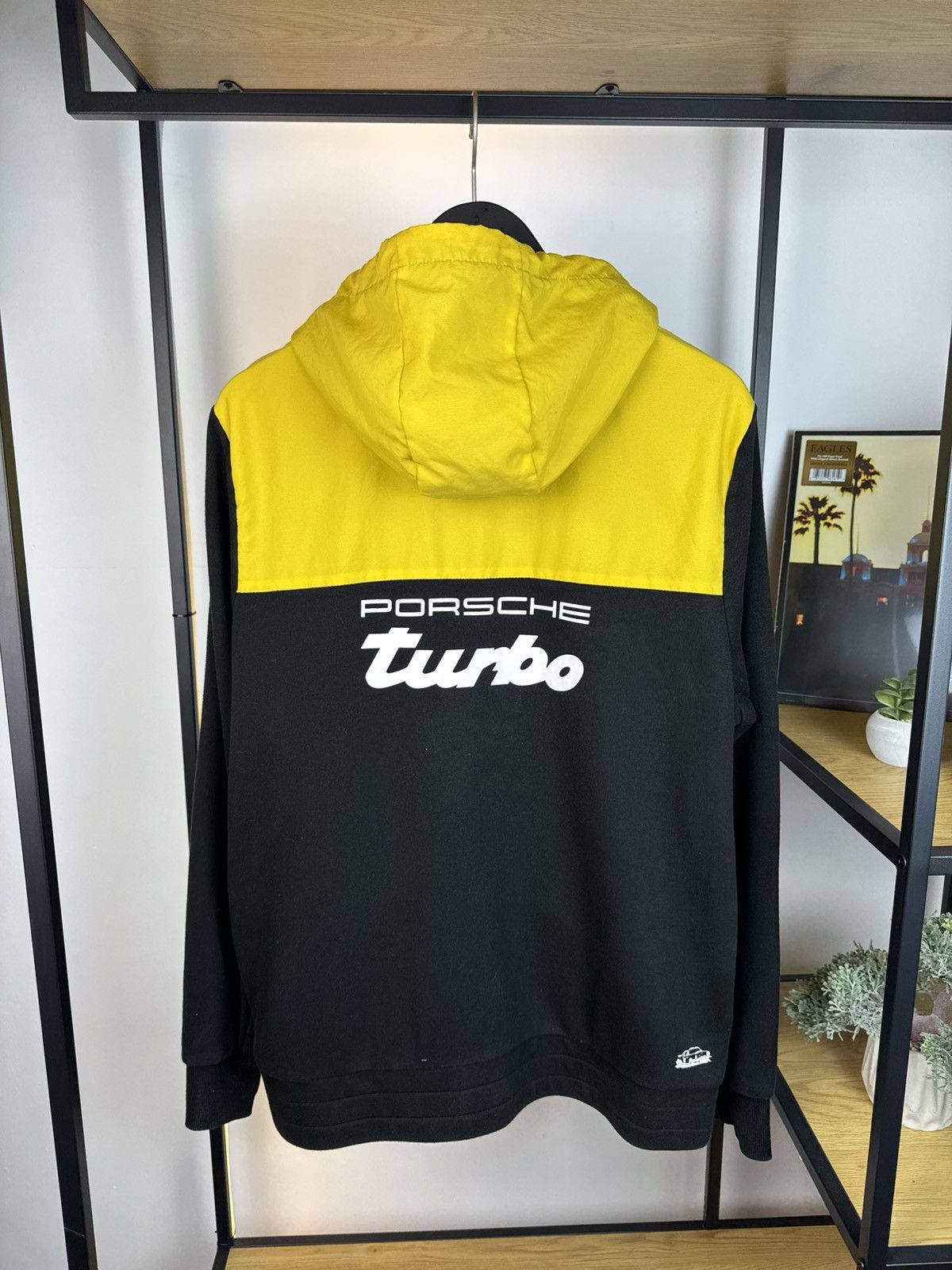 Porsche Design × Puma Porsche Turbo Jacket by Puma Hoodie Hoodie Black / Yellow Size US L / EU 52-54 / 3 - 10 Thumbnail