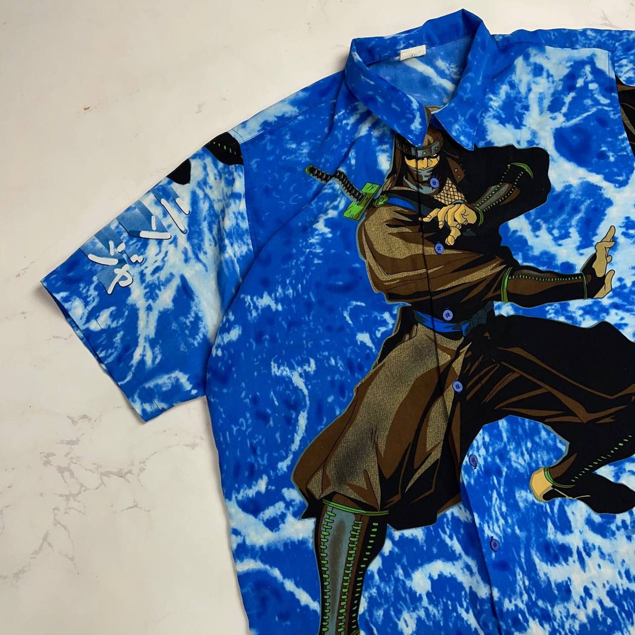 Vintage Vintage Anime Ninja Warrior Oversized Shirt - Akira, Ghost Size US XL / EU 56 / 4 - 6 Thumbnail