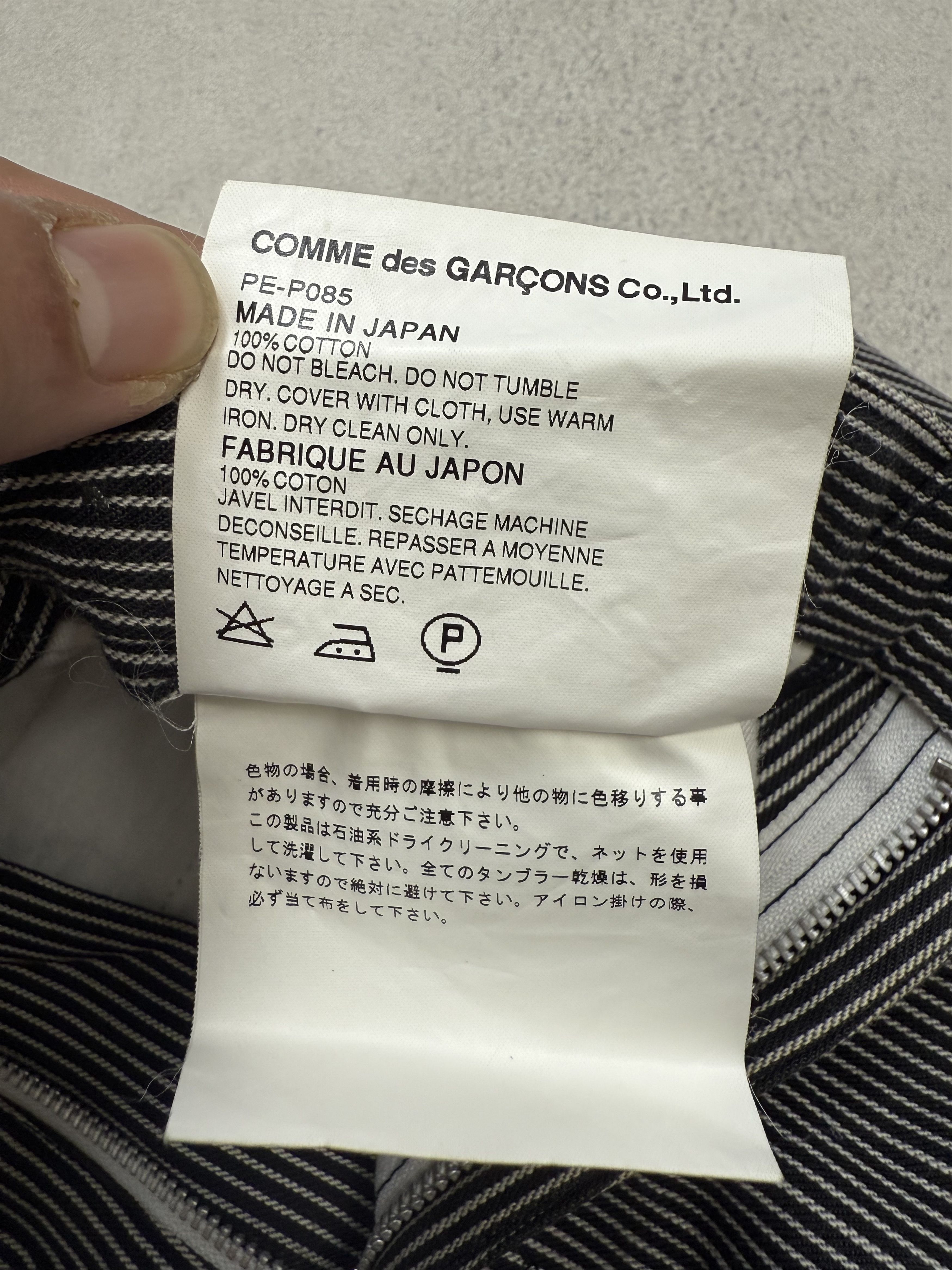 Comme des Garcons 2001 Comme Des Garcons Homme Plus Stripe Pants Size US 30 / EU 46 - 12 Thumbnail