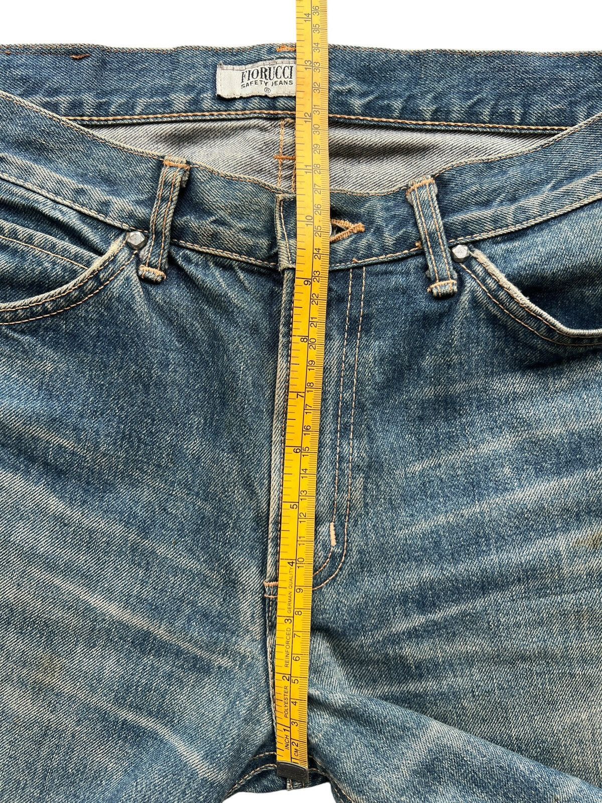 Fiorucci Vintage Fiorucci Distressed Selvedge Denim Jeans 31x32 Size US 31 - 15 Thumbnail