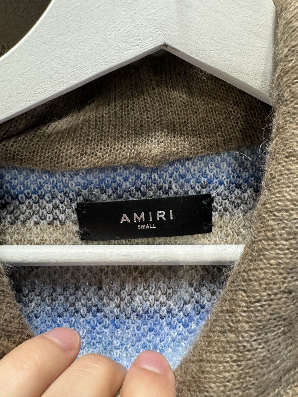 Amiri Amiri Staggered Striped Mohair Wool Hoodie NEW 1500$ Size US S / EU 44-46 / 1 - 6 Thumbnail