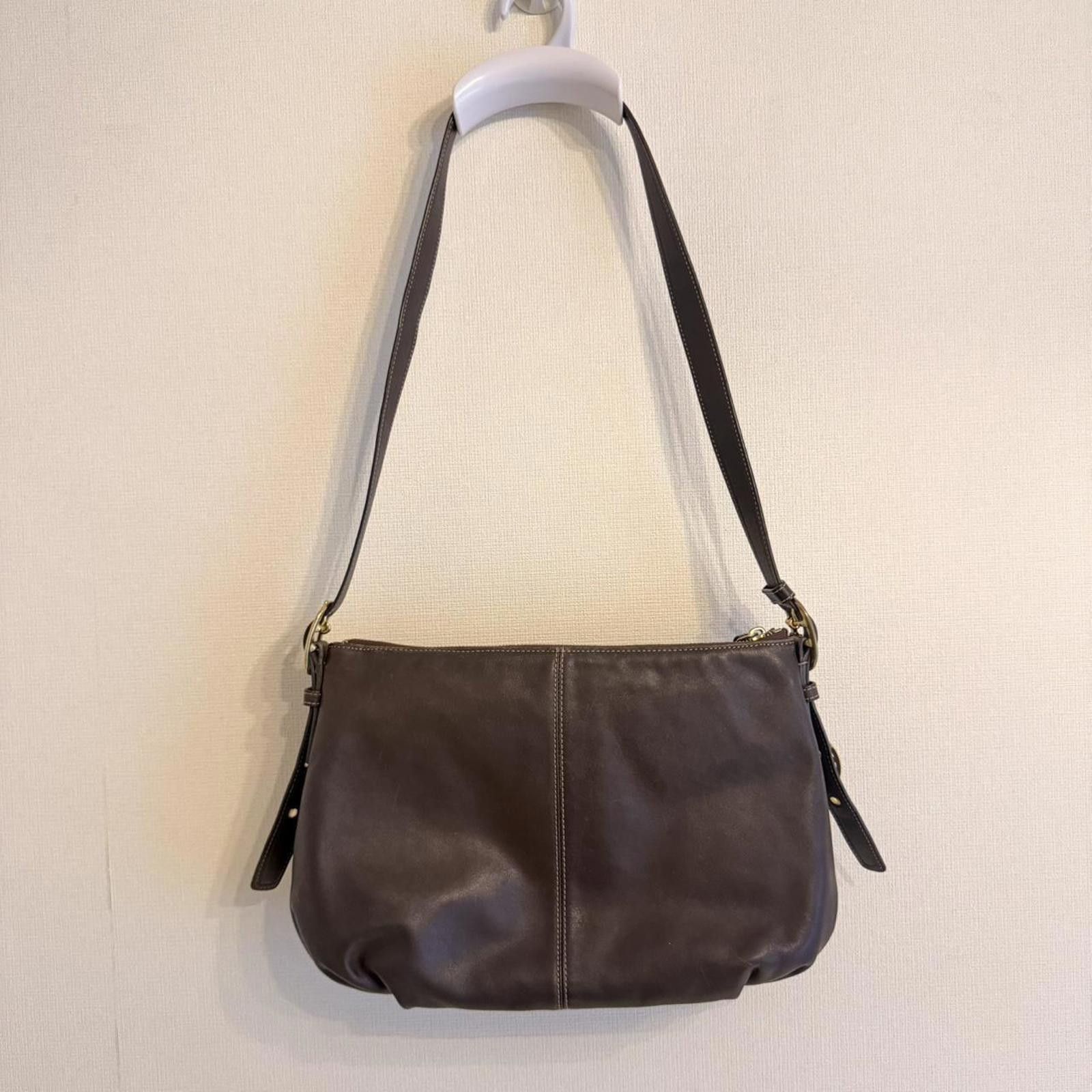 Coach Coach brown classic real leather authentic Y2K bag Size ONE SIZE - 4 Thumbnail