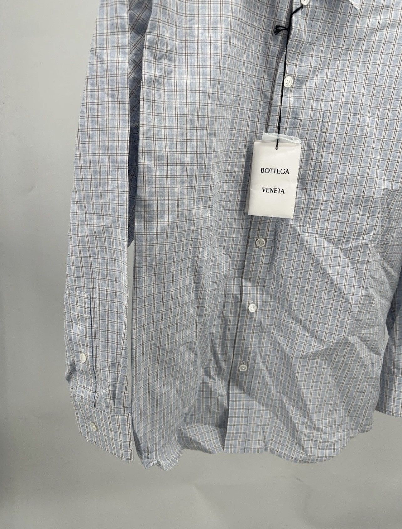 Bottega Veneta Bottega Veneta Check Shirts Size 38 RRP $900 Size XS / US 0-2 / IT 36-38 - 3 Thumbnail