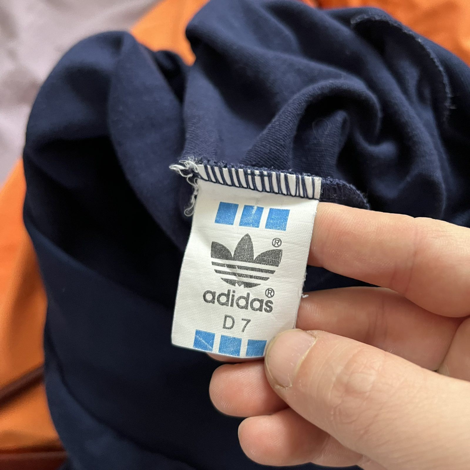Adidas Vintage Adidas three foil big logo Sz L 90s Size US L / EU 52-54 / 3 - 6 Thumbnail