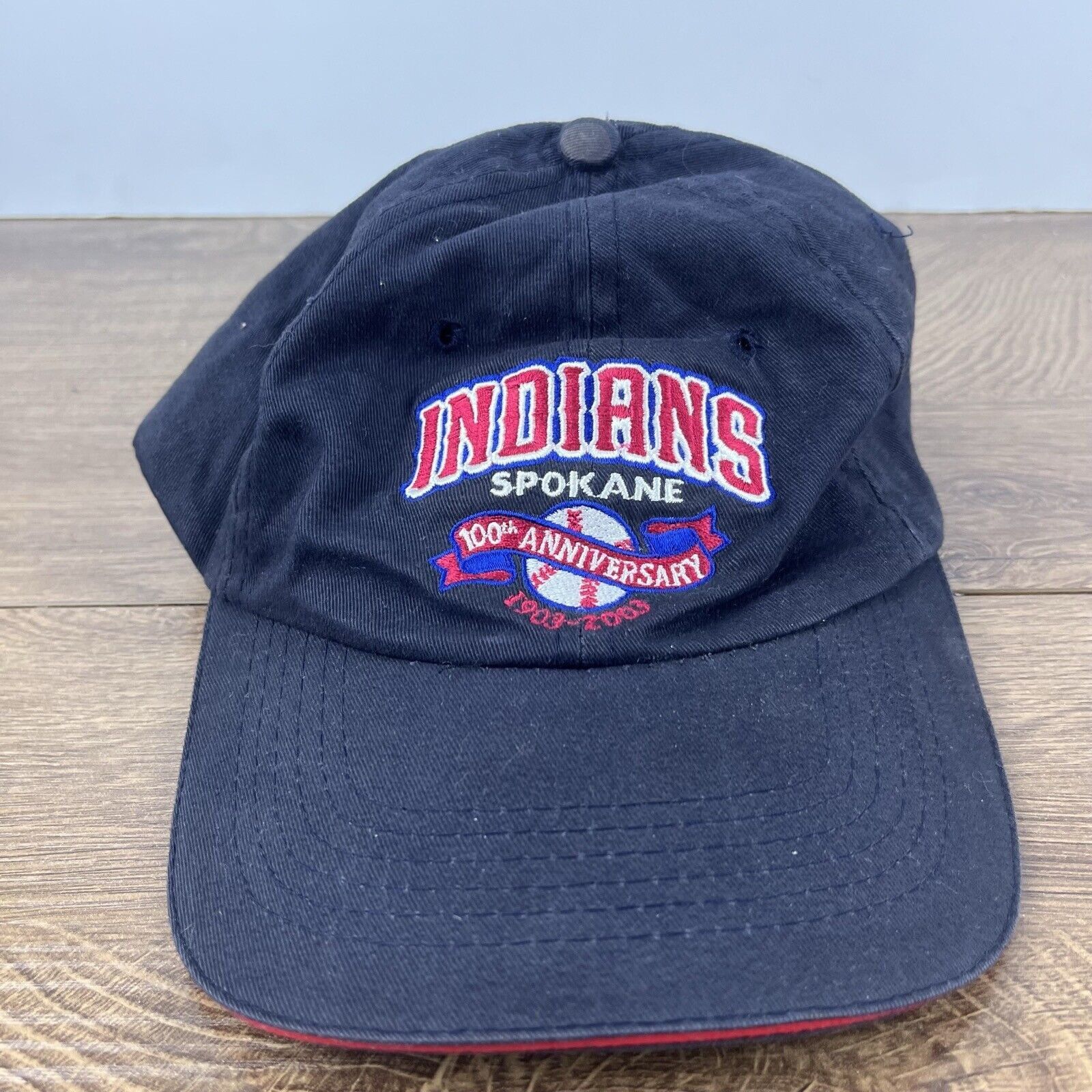 Other Spokane Indians Hat Spokane Indians Blue Hat Adjustable Blue Size ONE SIZE - 2 Thumbnail