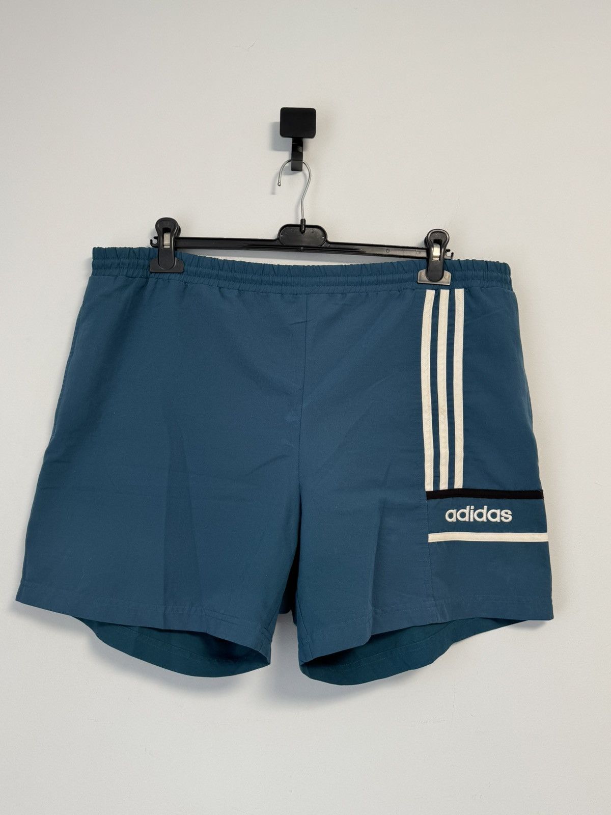 Adidas × Vintage Adidas Equipment vintage shorts short green eqt 90s stripe Size US 34 / EU 50 - 1 Thumbnail