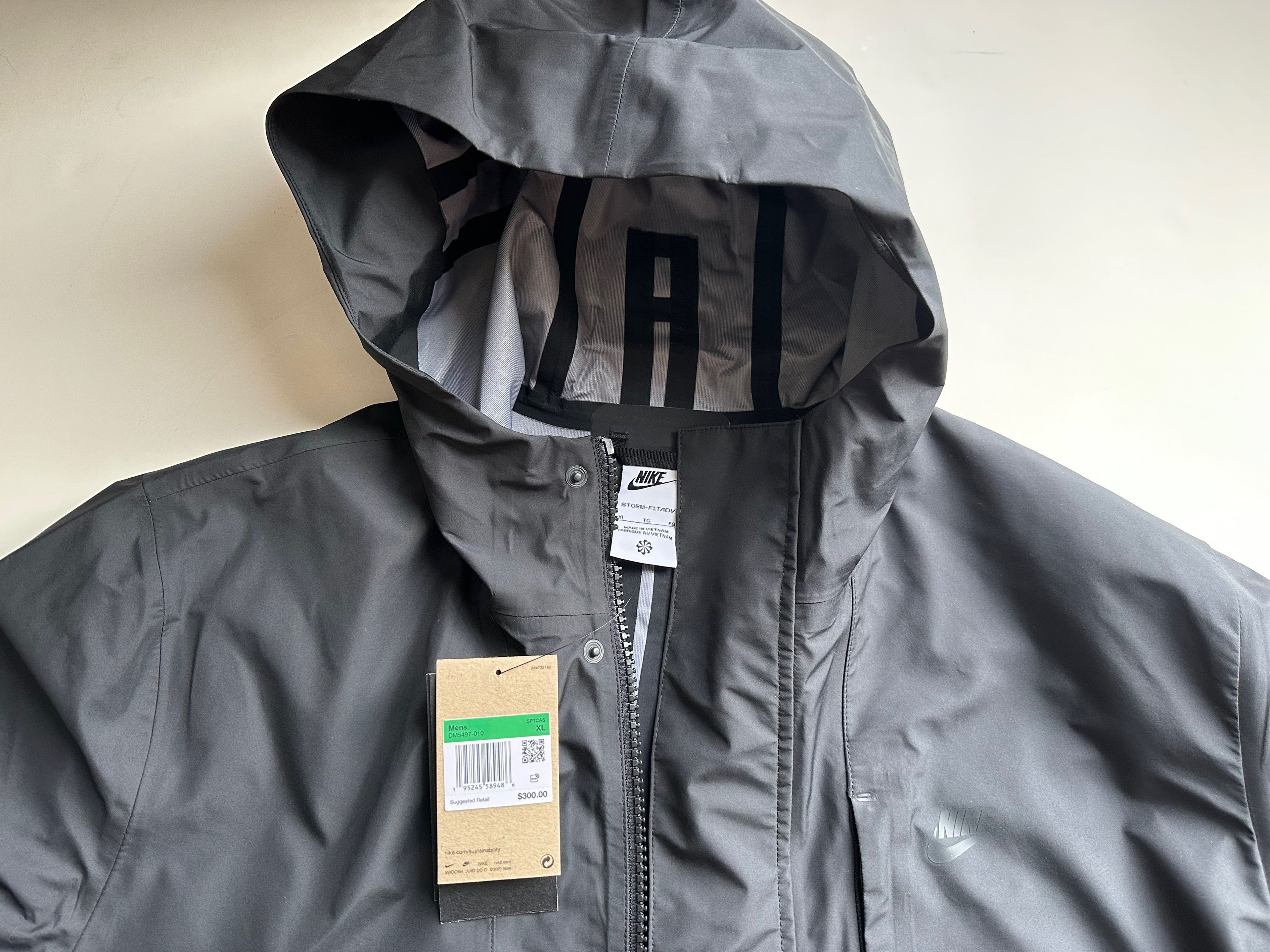 Nike Nike Storm-FIT ADV Repel Shell Parka - Black - XL (NWT) Size US XL / EU 56 / 4 - 2 Thumbnail
