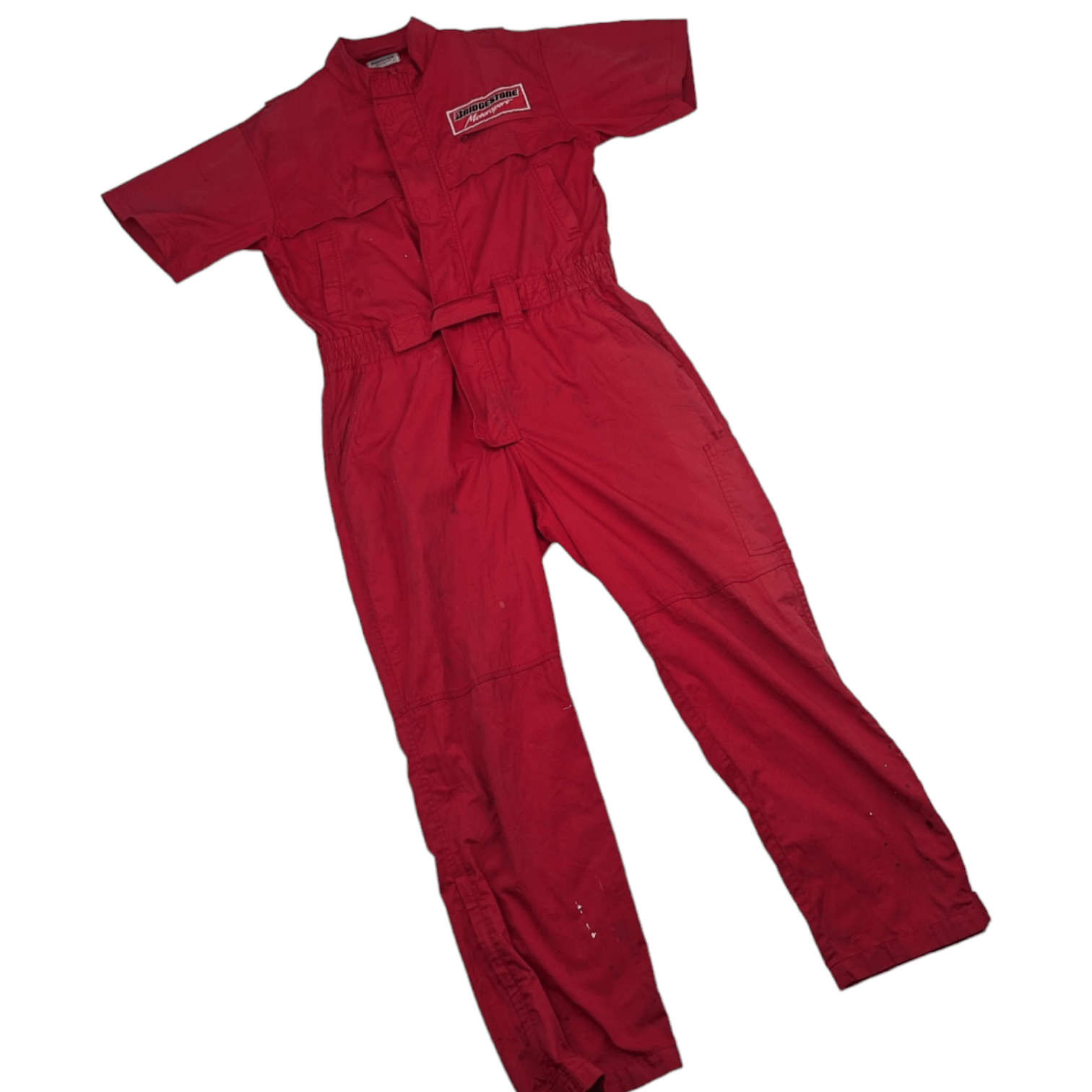 Japanese Brand Vintage BRIDGESTONE Racing Overall Jumpsuit Size US 35 - 3 Thumbnail