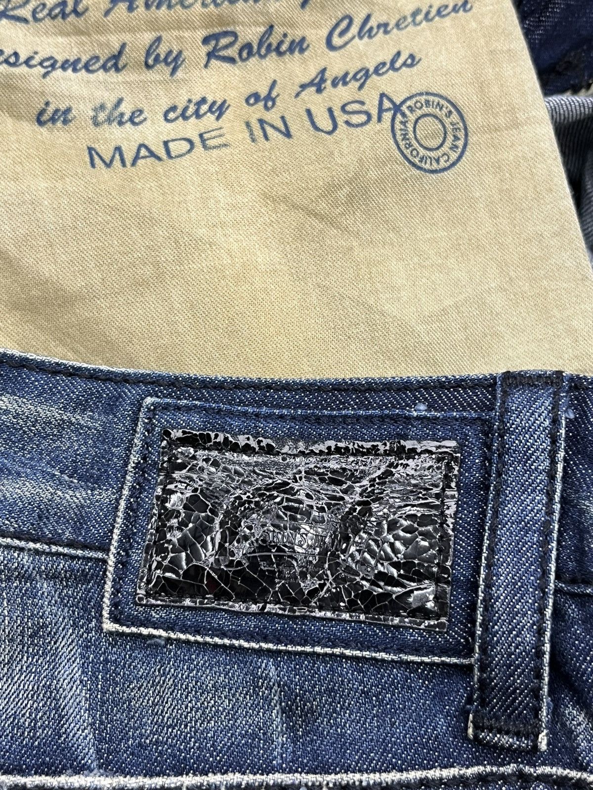 Robins Jeans FYE 40” ROBIN’S JEANS Sparkling Gemstone Double Back Pocket Size US 40 / EU 56 - 16 Thumbnail
