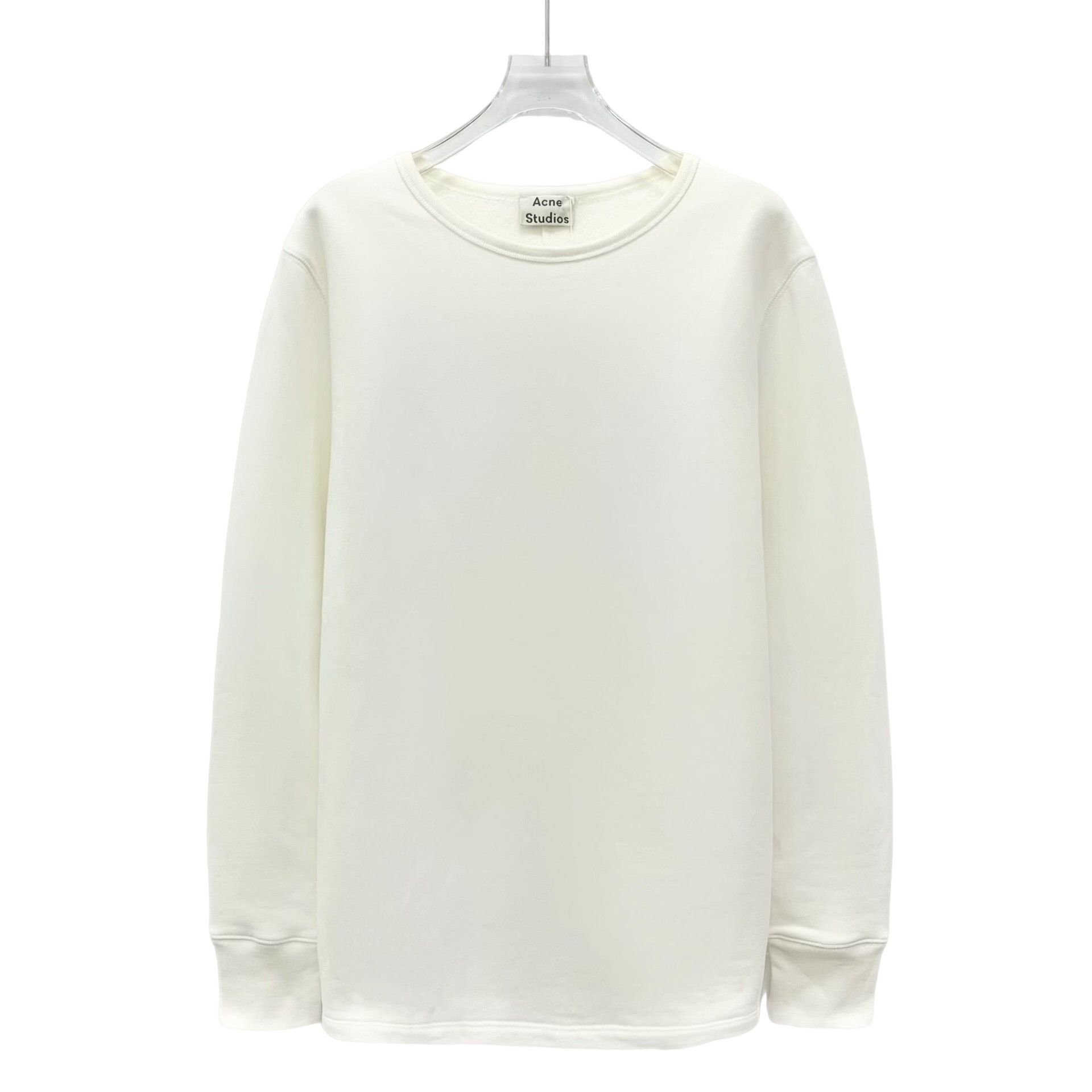 Acne Studios Acne Studios Cream Cotton Sweatshirt Size S Size US S / EU 44-46 / 1 - 1 Thumbnail