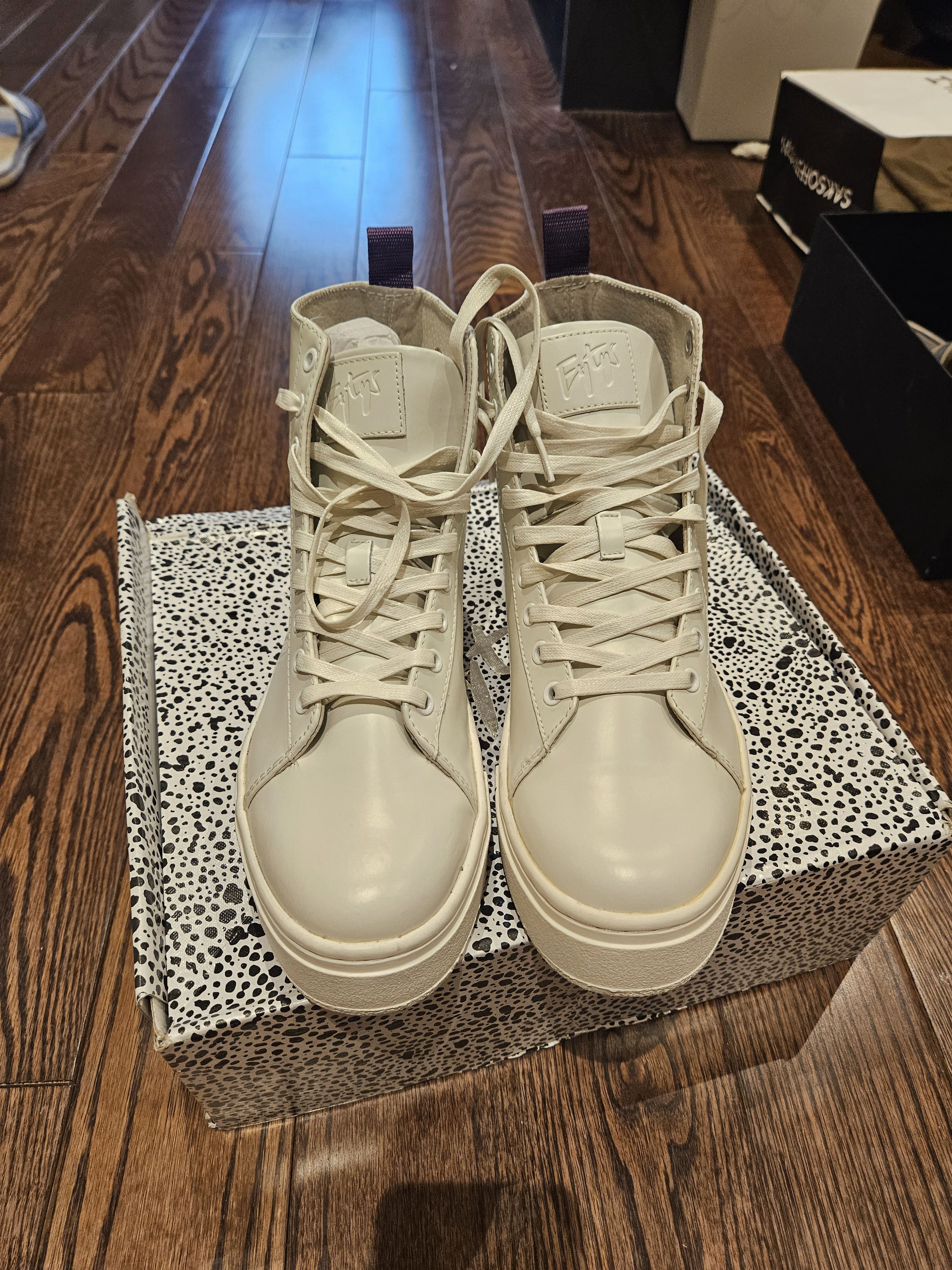Eytys (STORE CLOSURE SALE) EYTYS KIBO White LEATHER sz 8 Size US 8 / EU 41 - 5 Thumbnail