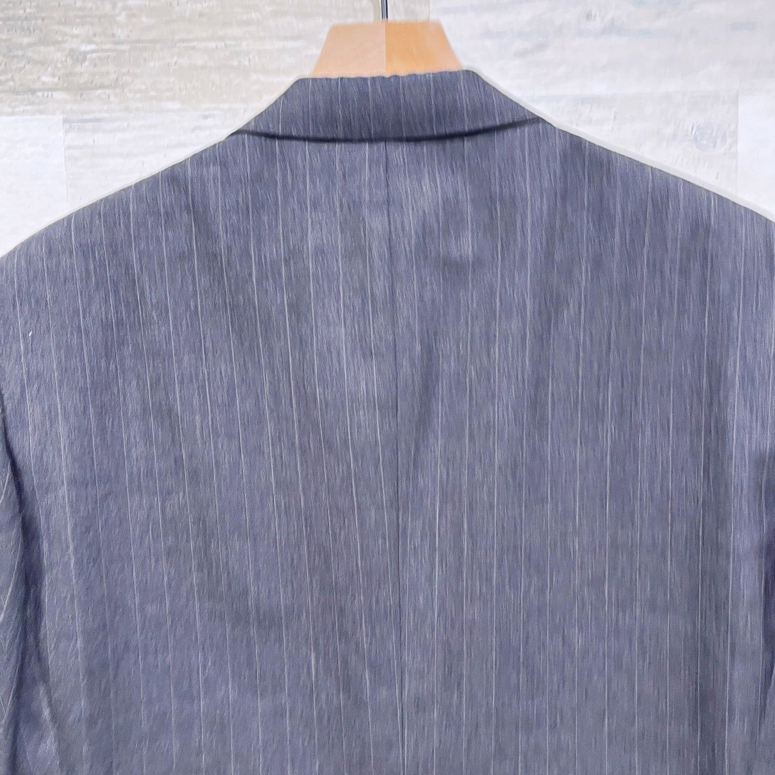 Brooks Brothers Brooks Brothers Wool Pinstripe Suit Gray Pleatetd 41R Size 40R - 7 Thumbnail