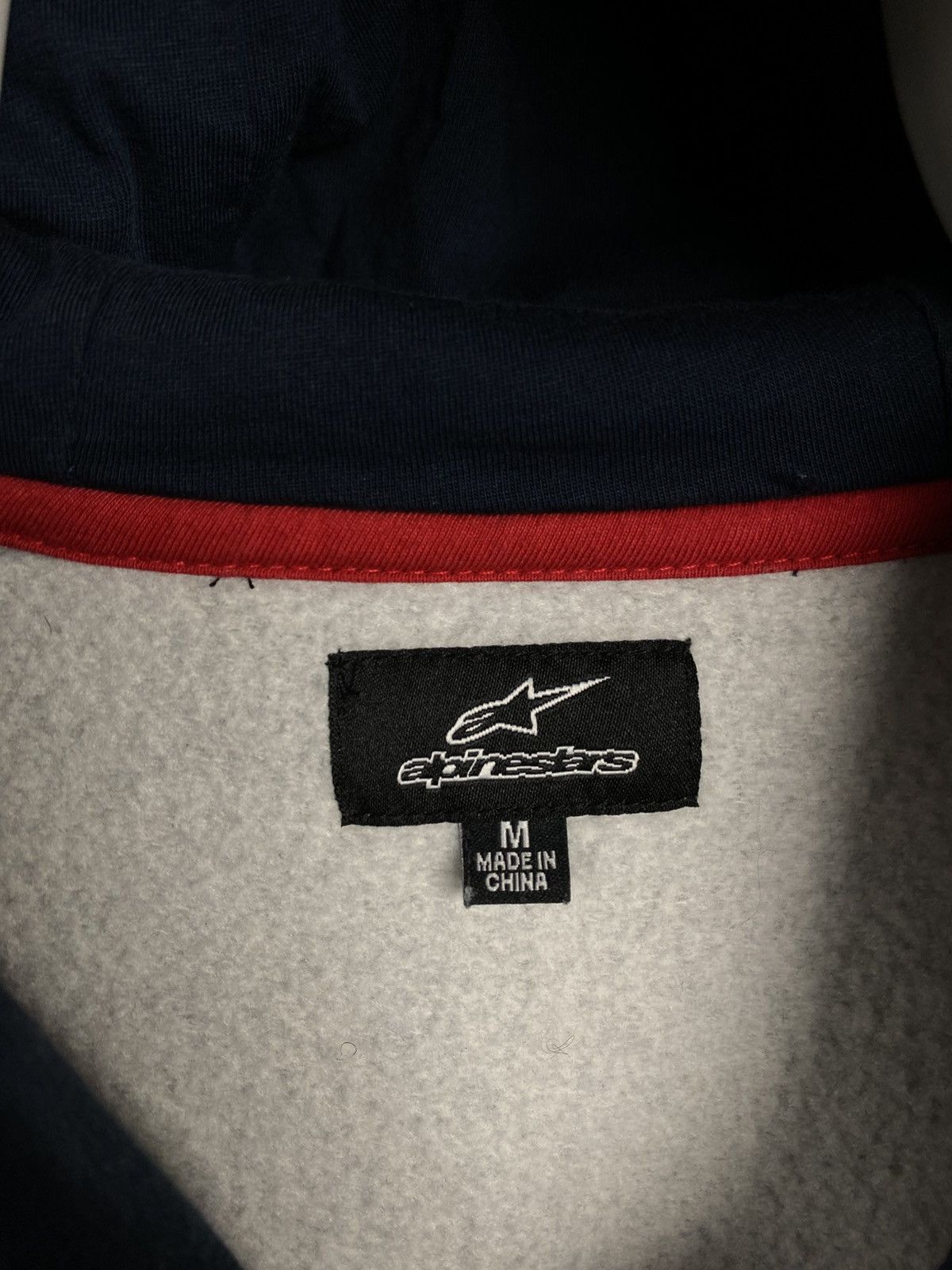 Alpinestars 🚀Hoodie Zip Up Alpinstars Protects Racing Style Striped Tee🚀 Size US M / EU 48-50 / 2 - 16 Thumbnail
