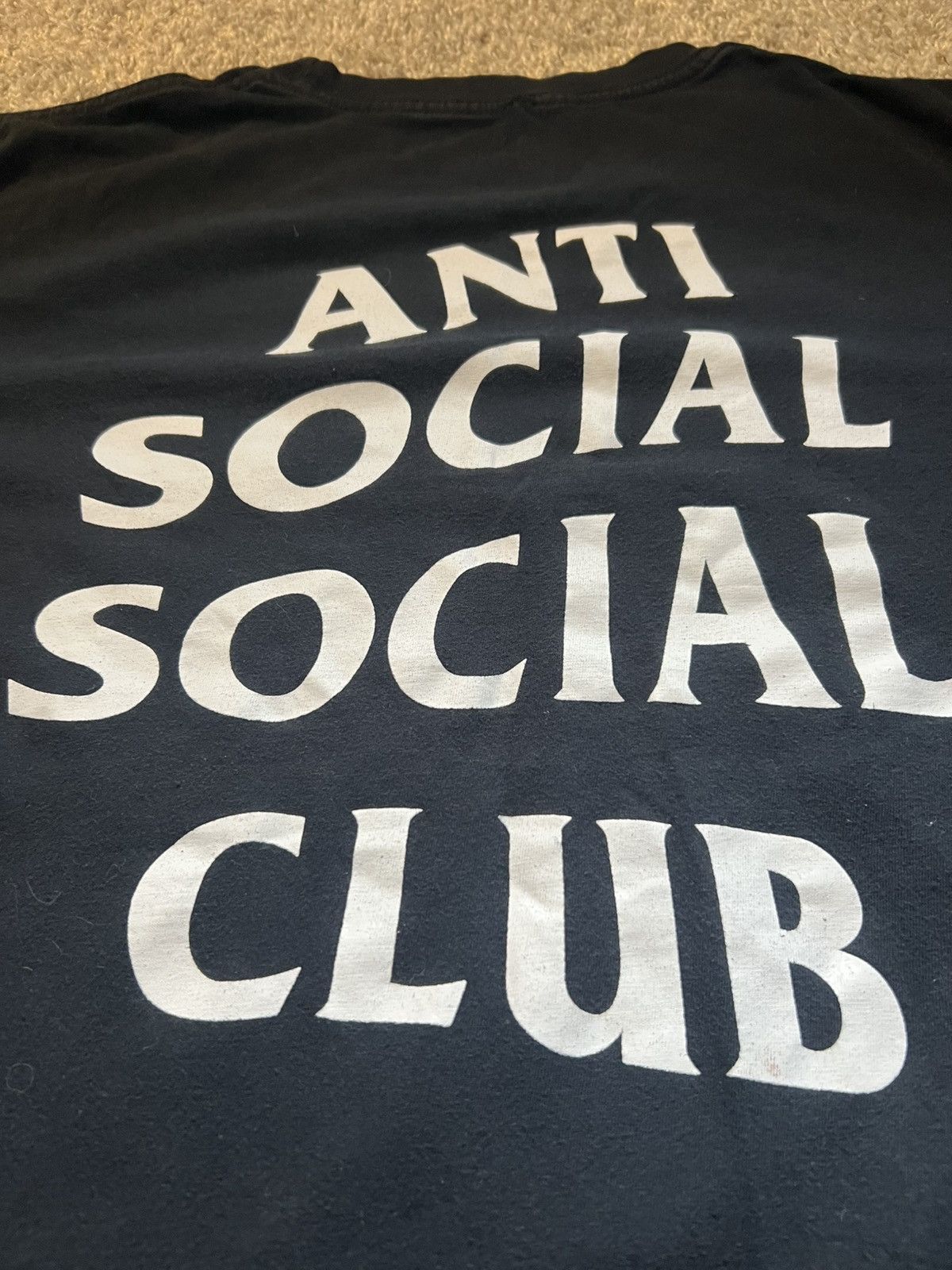 Anti Social Social Club Anti Social Social Club Original Black Tee (M) Size US M / EU 48-50 / 2 - 5 Thumbnail