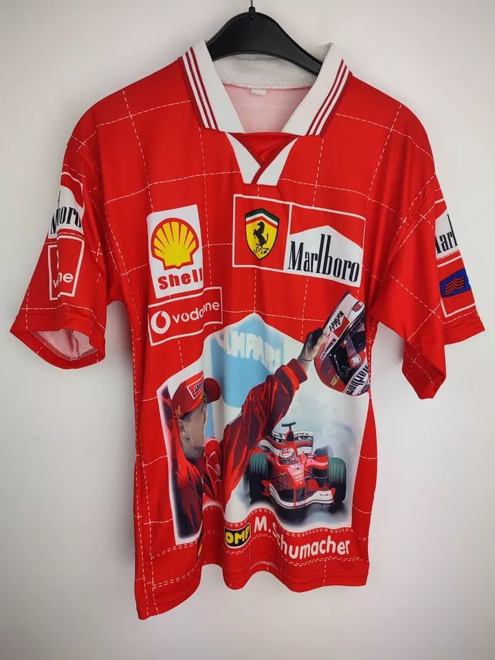 Marlboro Michael Schumacher Red Formula 1 Racing Fan Shirts Size M Size US M / EU 48-50 / 2 - 9 Thumbnail