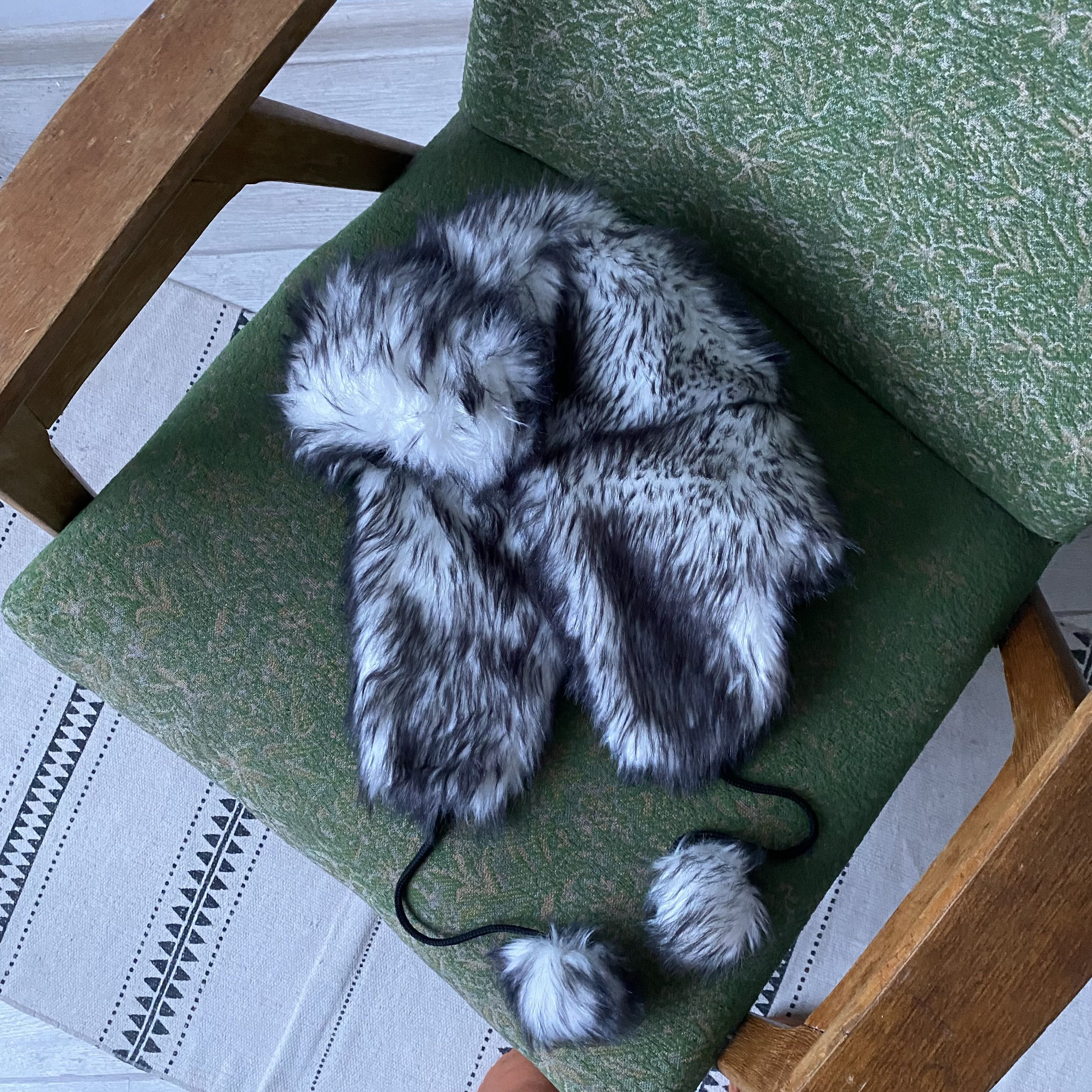 Hysteric Glamour Vintage 2000s Winter Faux Fur Hat Y2K Ushanka Japanese Size ONE SIZE - 1 Thumbnail