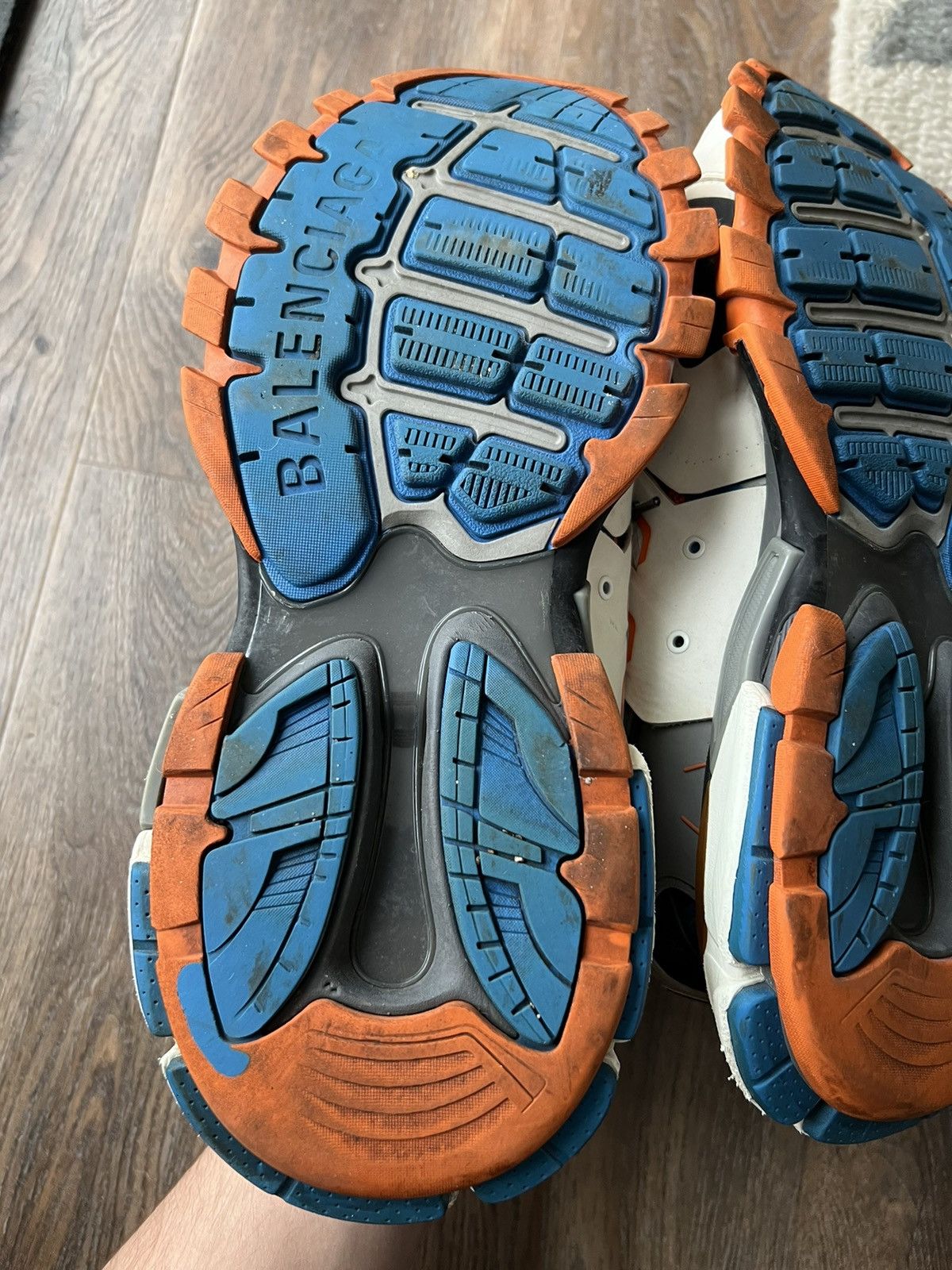 Balenciaga Balenciaga Track Trainer blue orange size 11 EU 44 Size US 11 / EU 44 - 9 Thumbnail
