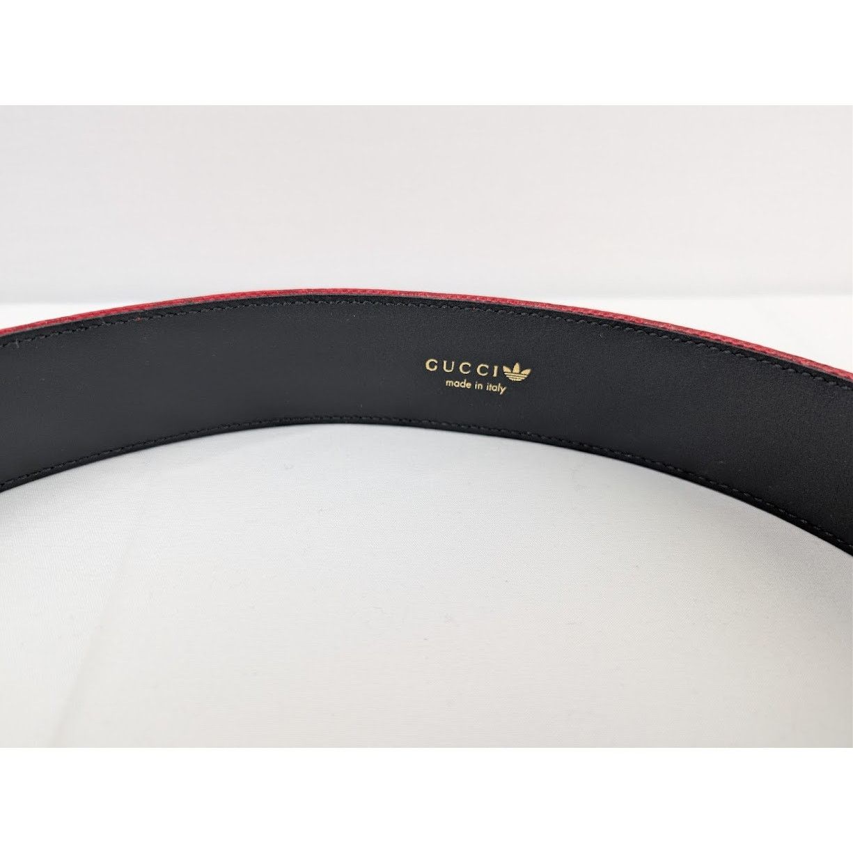 Adidas × Gucci o1rshd1 Size: 75 / M Belt W.40 GG Mar in Black Size 30 - 4 Thumbnail