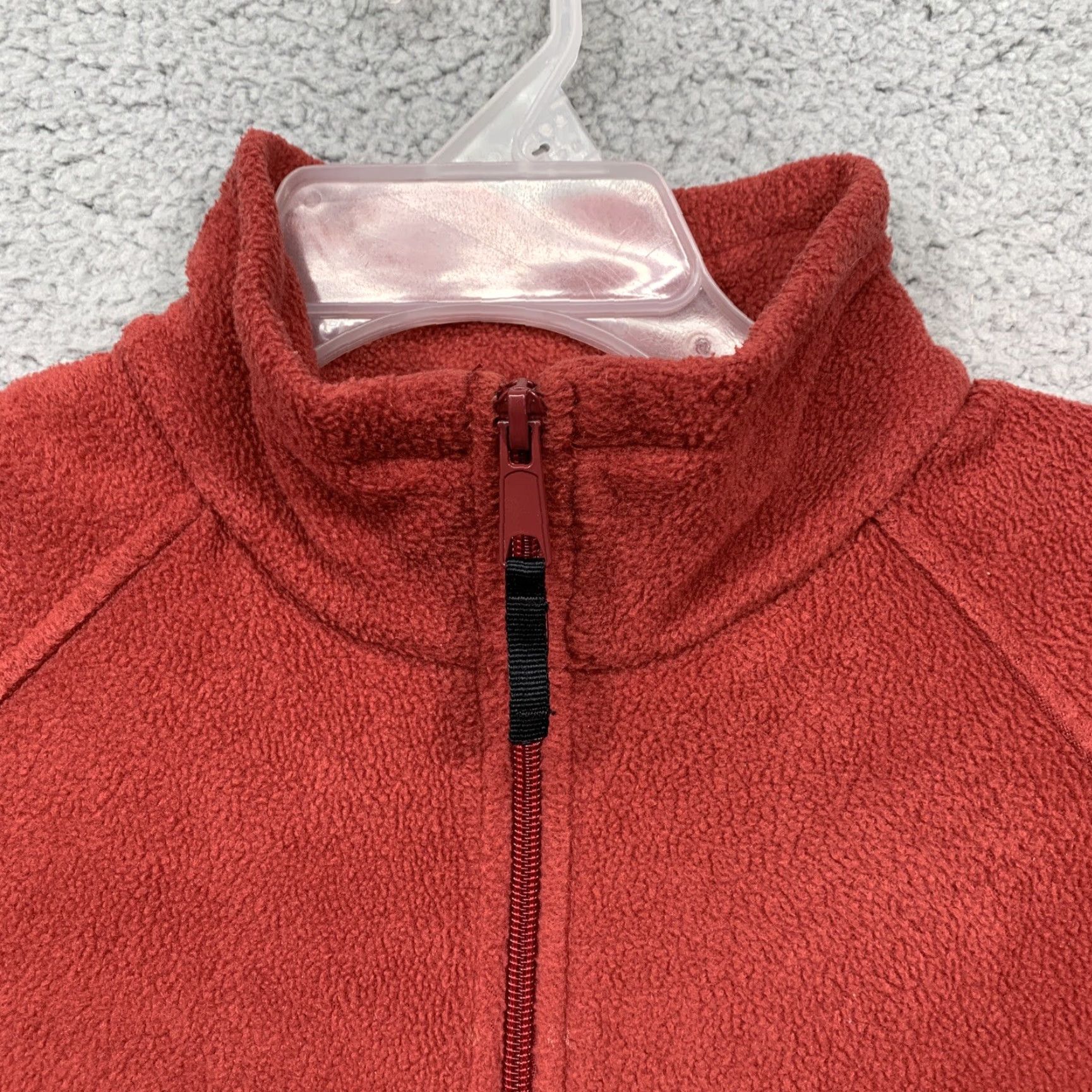 Vintage Columbia Fleece Jacket Womens Full Zip M Orange/Red Zip Pockets Side Pull Cords Jacket Size M / US 6-8 / IT 42-44 - 7 Thumbnail