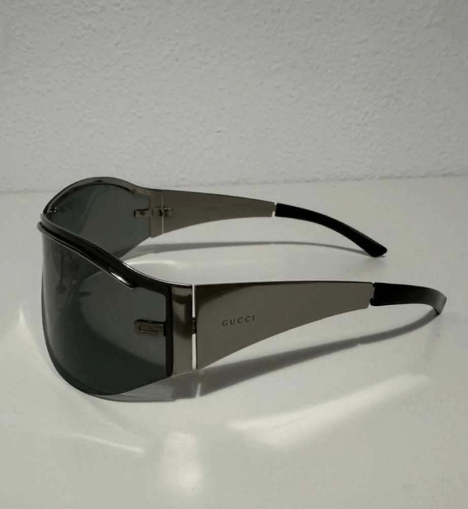 Gucci Gucci Sunglasses Mask Shield Sport Bike Pop Vintage Size ONE SIZE - 1 Thumbnail