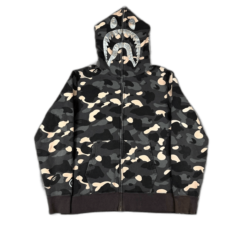 Bape BAPE Camo Shark Zip Hoodie Jacket Size US L / EU 52-54 / 3 - 1 Thumbnail