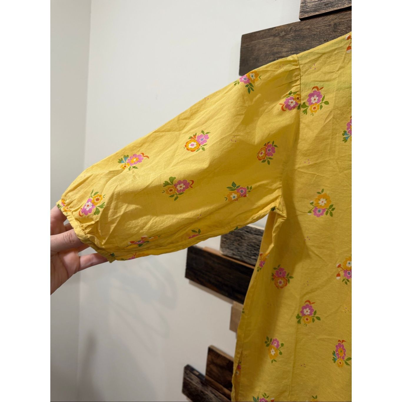 Guru Gudrun Sjoden floral lightweight cotton dress tunic pockets Size M / US 6-8 / IT 42-44 - 7 Thumbnail