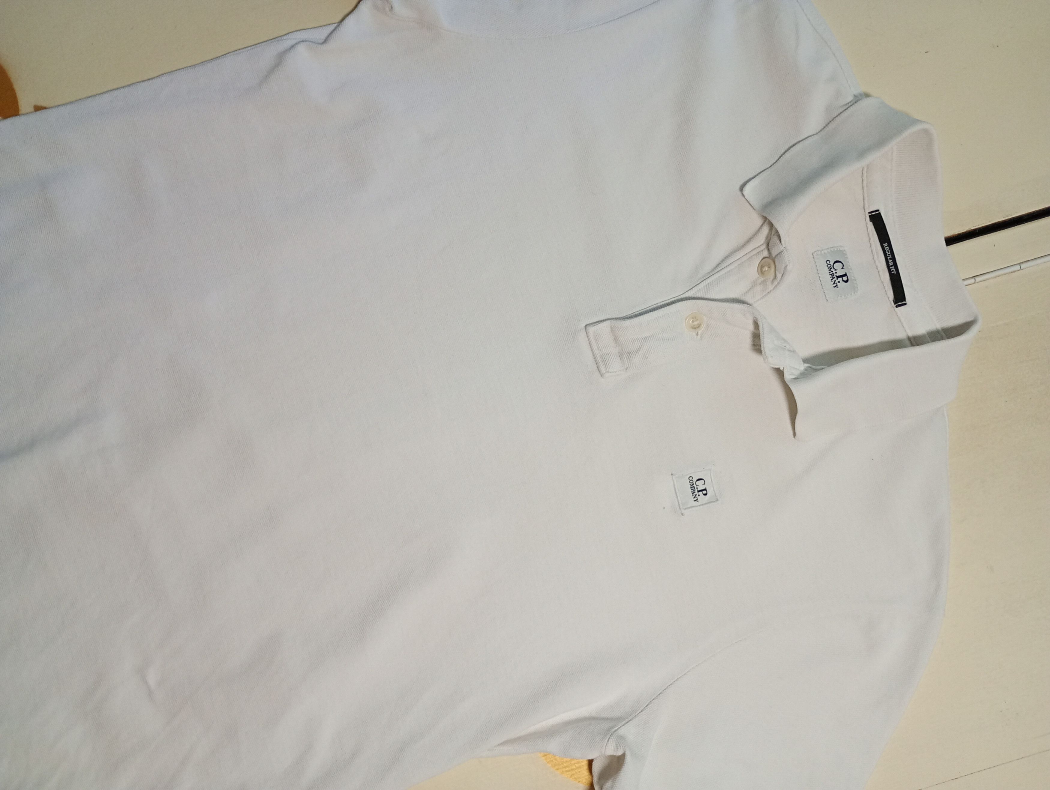 C.P. Company C.P.Company Polo Shirt White Size US M / EU 48-50 / 2 - 6 Thumbnail
