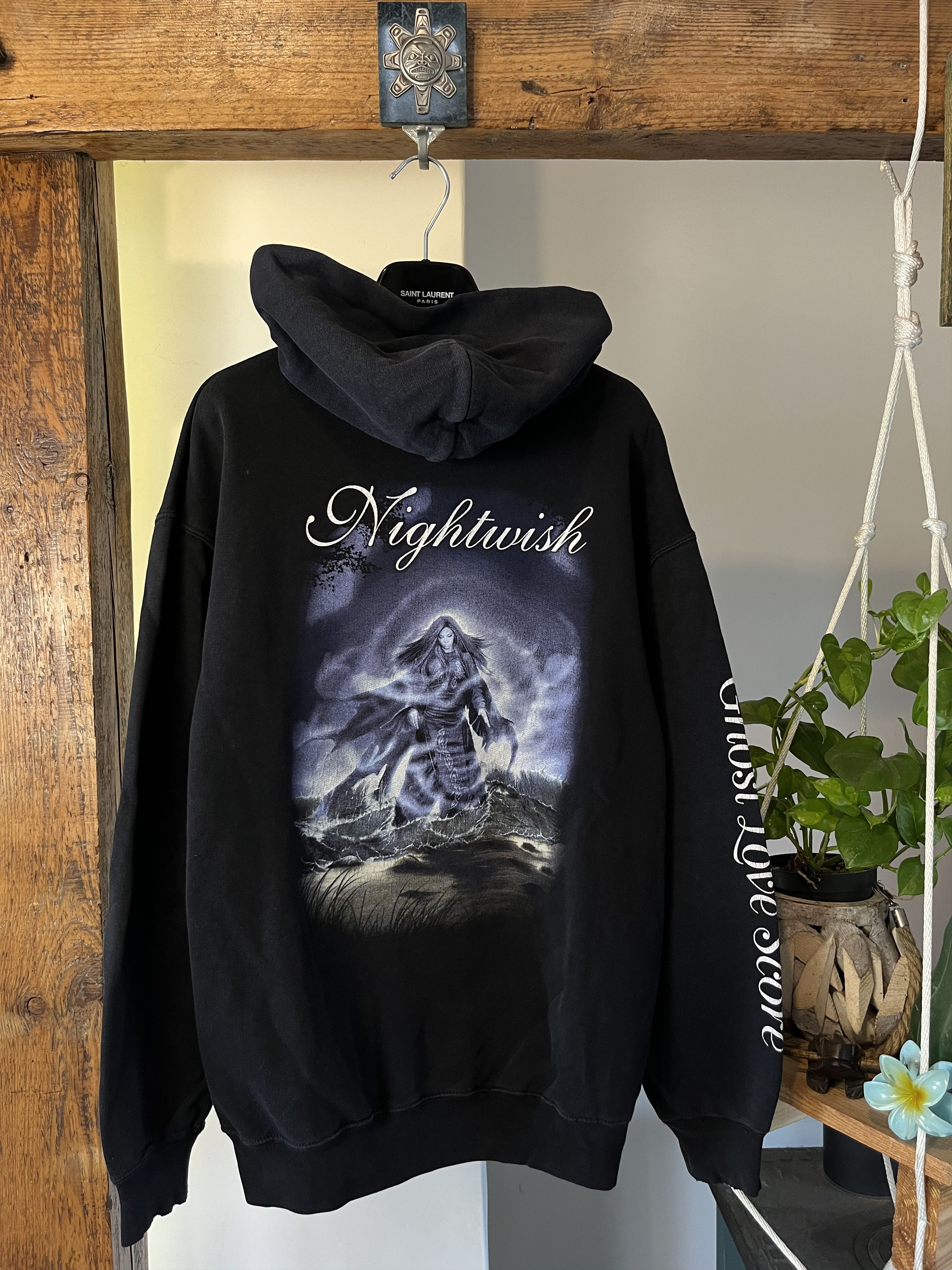 Band Tees × Vintage Vintage Nightwish Ghost Love Score Cross Metal Band Hoodie Size US L / EU 52-54 / 3 - 2 Thumbnail