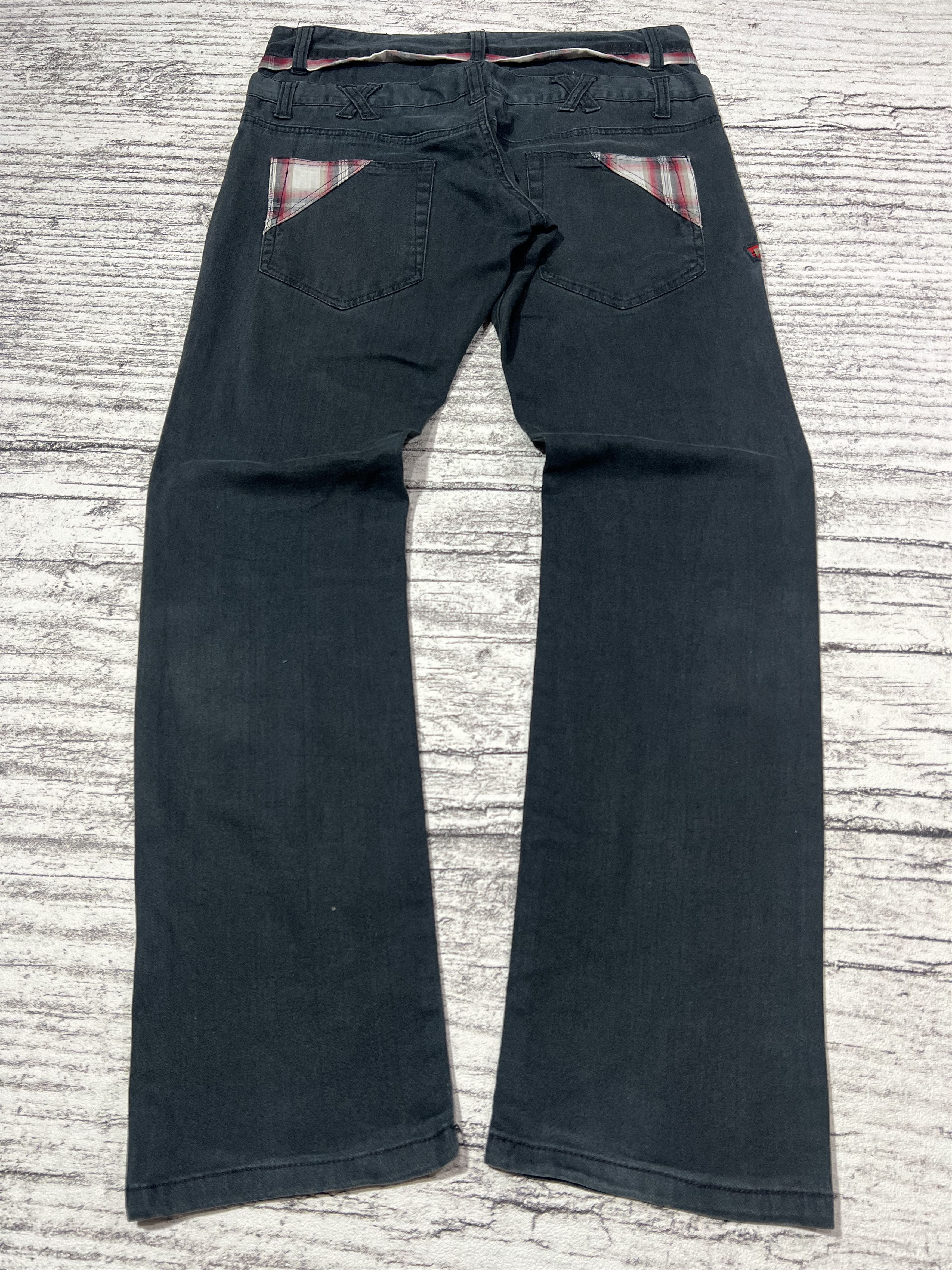 Japanese Brand 2000s Archival Hysteric Bootcut Flare Double Waist y2k Ifsix Size US 33 - 2 Thumbnail