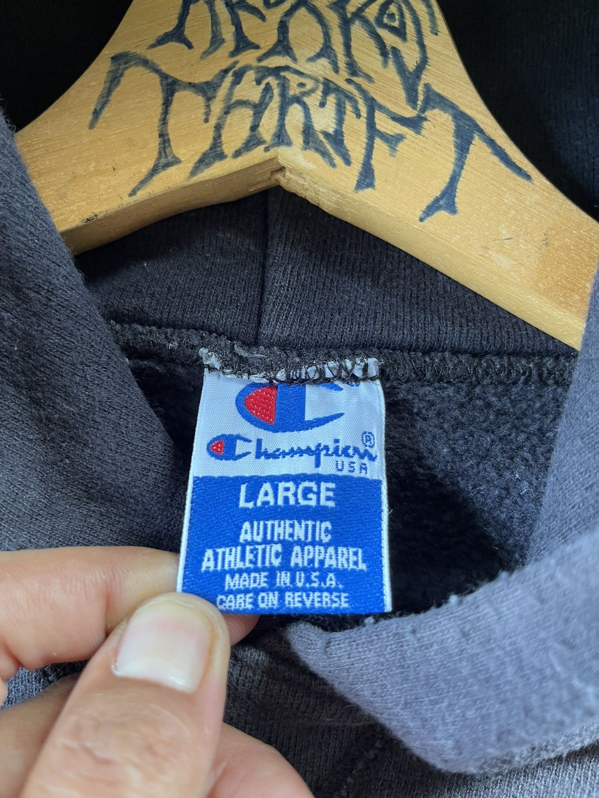 Champion × Vintage 🔥Vintage Champion Baggy Hoodie 90s USA Size US L / EU 52-54 / 3 - 6 Thumbnail