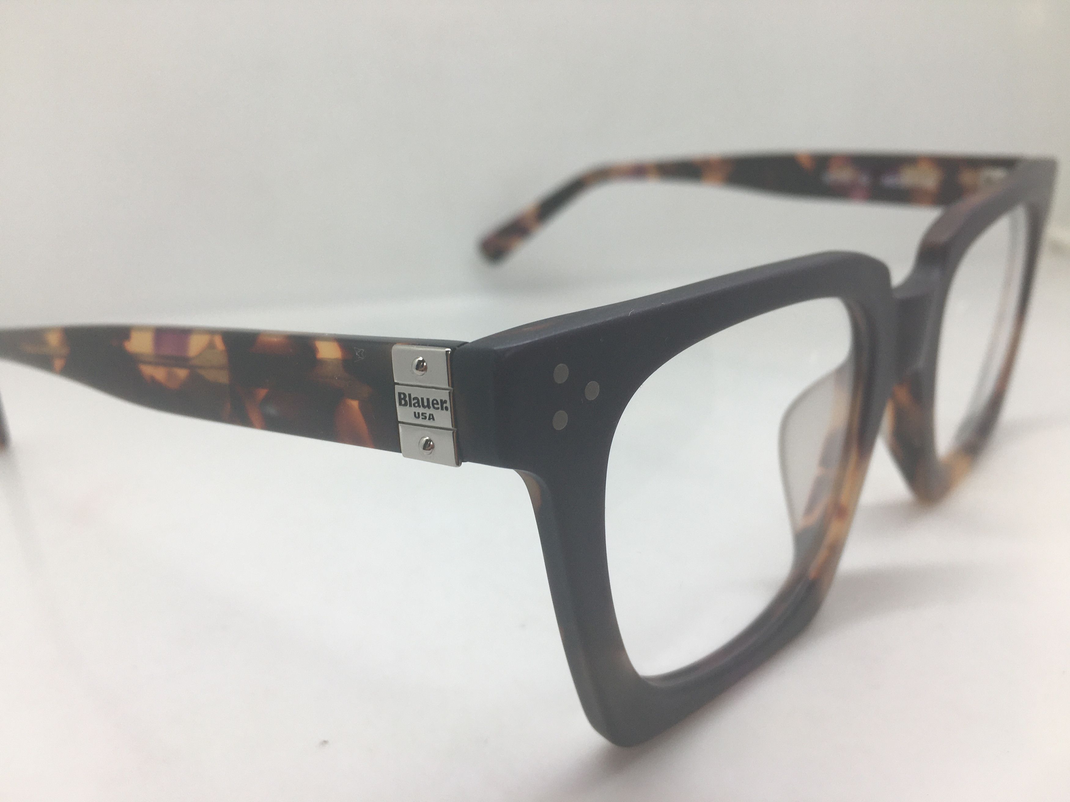Other Blauer Matte Tortoise PREPPY Eyeglasses Frame Size ONE SIZE - 2 Thumbnail