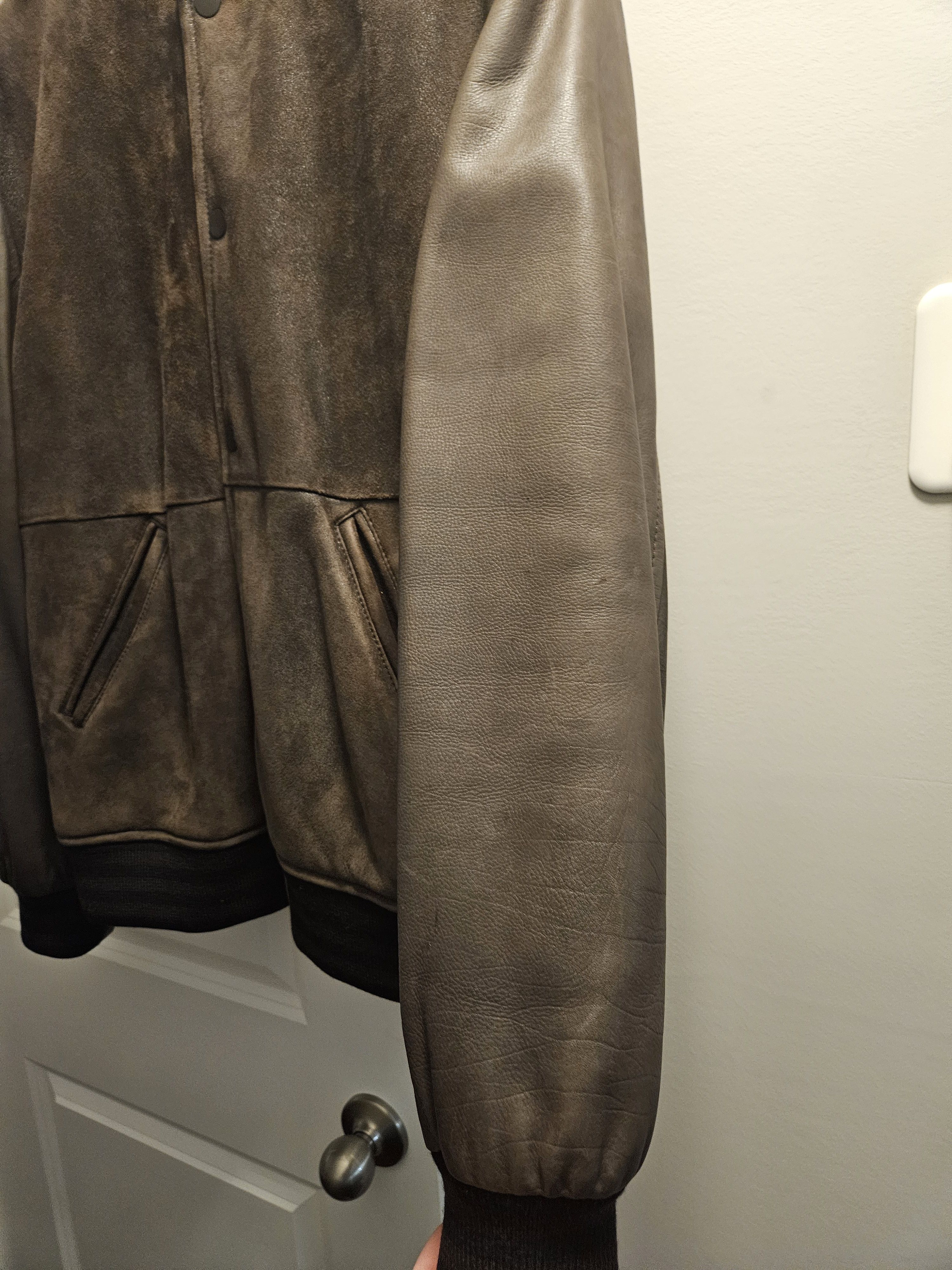 Givenchy Riccardo Tisci Lambskin Leather Bomber Vest Double Jacket Size US L / EU 52-54 / 3 - 5 Thumbnail