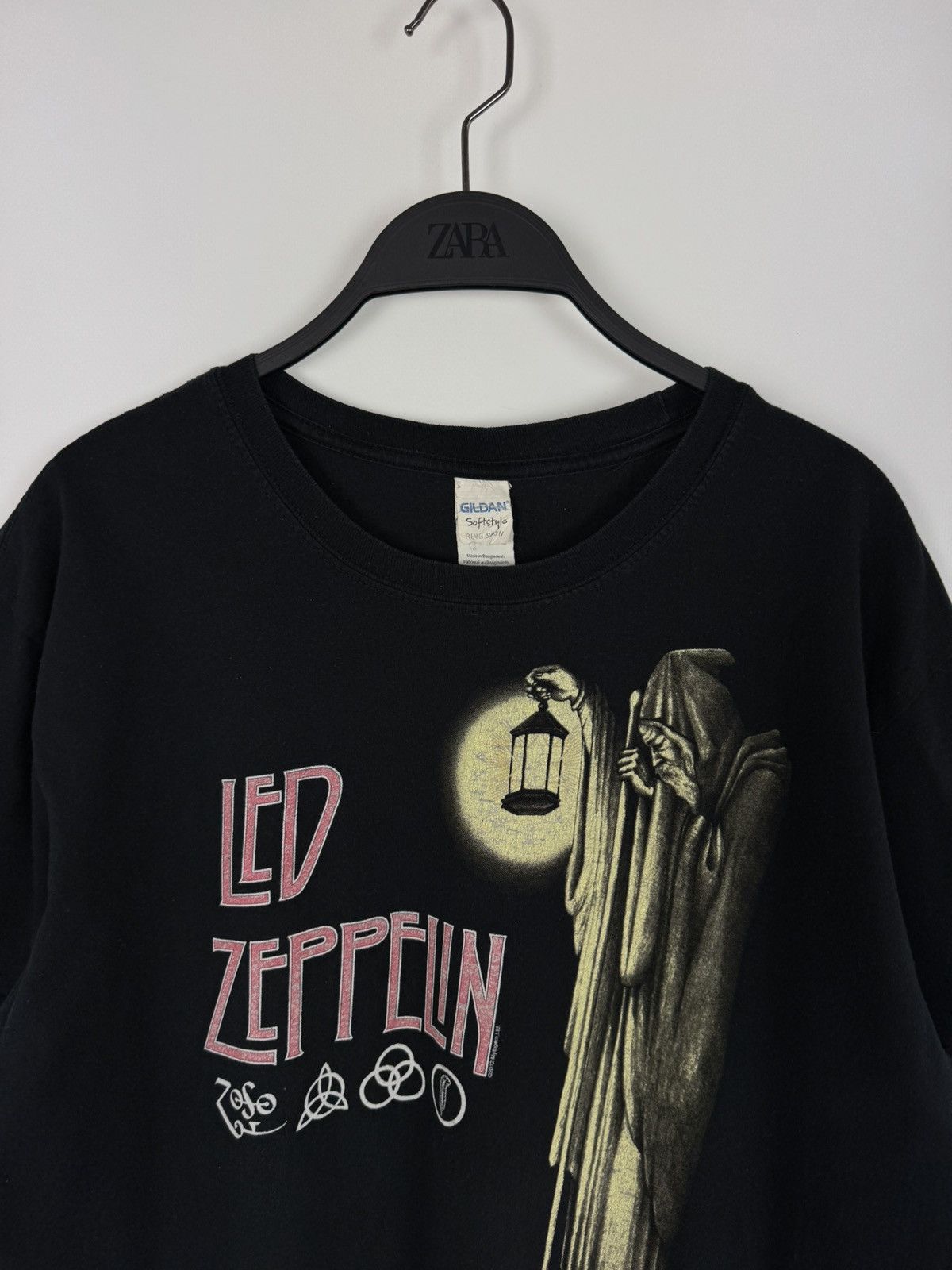 Band Tees 2012 Led Zeppelin Wizard Graphic T-Shirt Size US XL / EU 56 / 4 - 2 Thumbnail