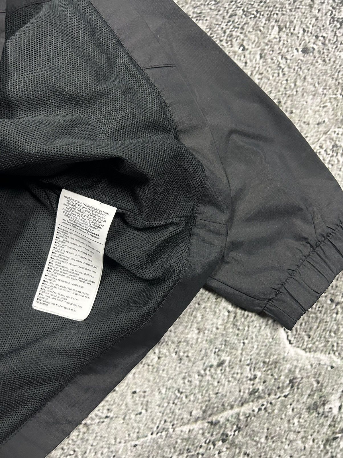 Nike × Vintage Nike track suit vintage dark grey nylon pants jacket drill Size US L / EU 52-54 / 3 - 6 Thumbnail