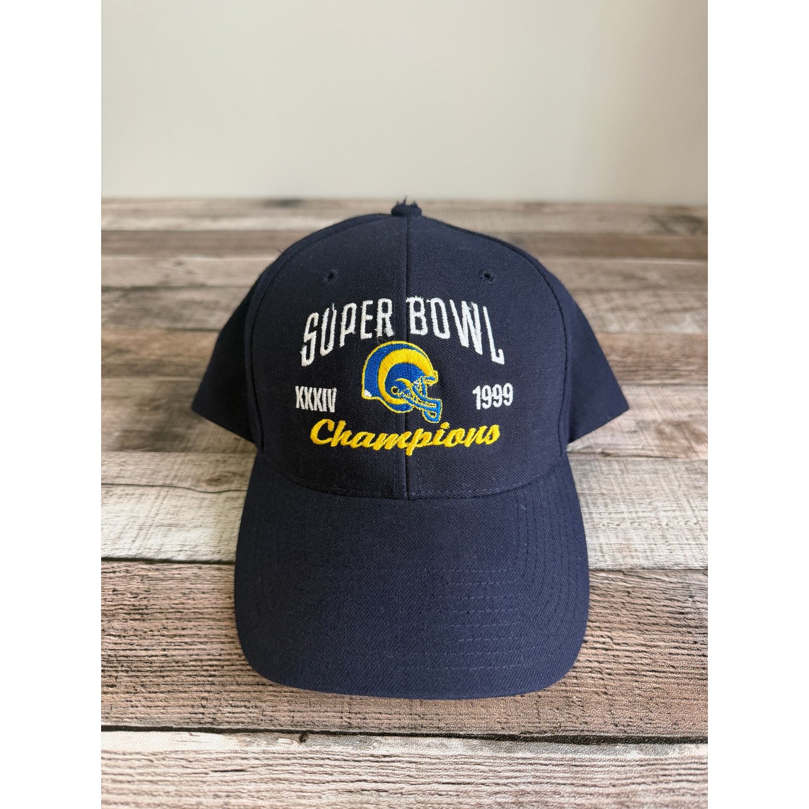 NFL Vintage St. Louis Rams 1999 Super Bowl Champions Snapback Size ONE SIZE - 2 Thumbnail