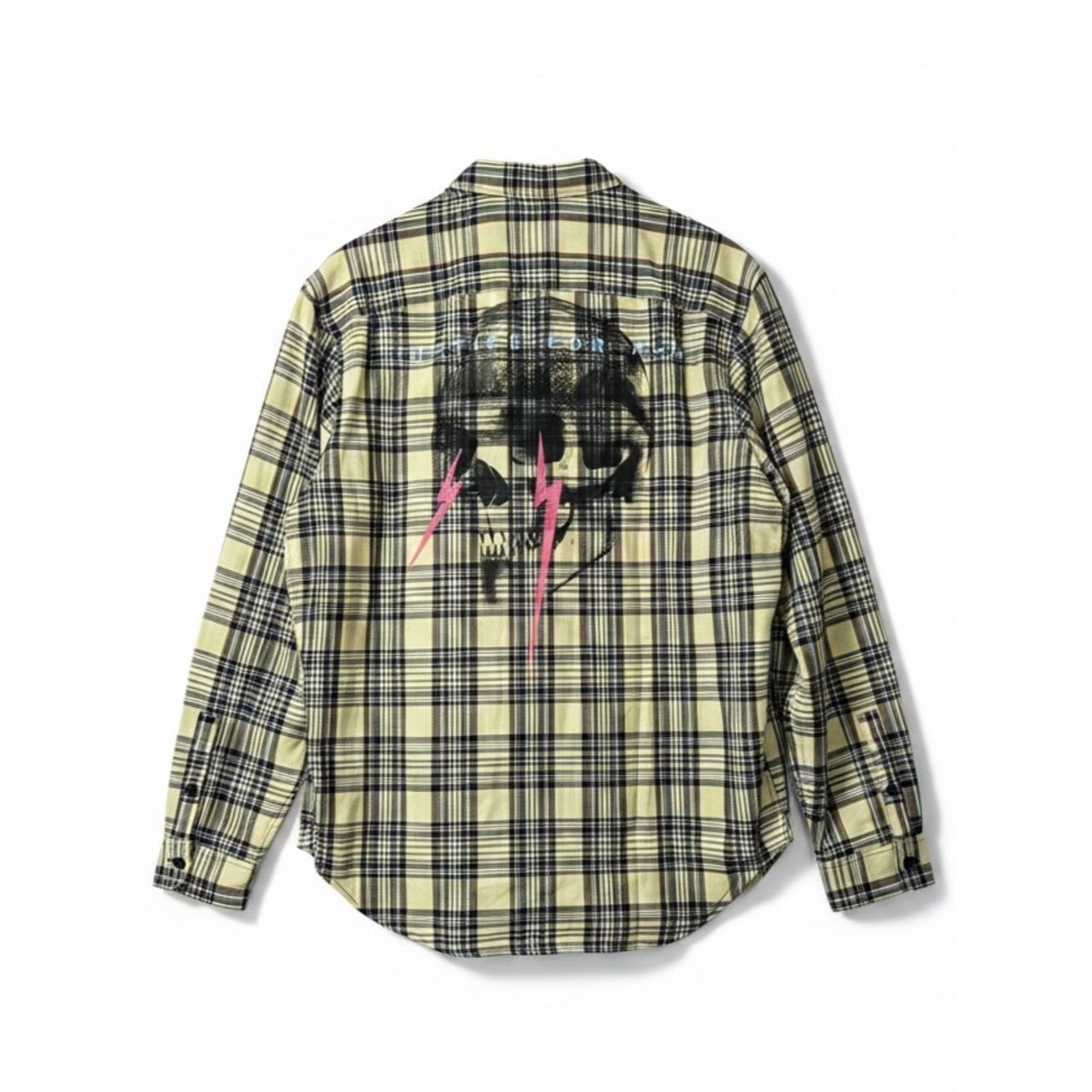 John Varvatos John Varvatos Justice For All Skull Plaid Shirt L NWT Graph Size US L / EU 52-54 / 3 - 1 Thumbnail
