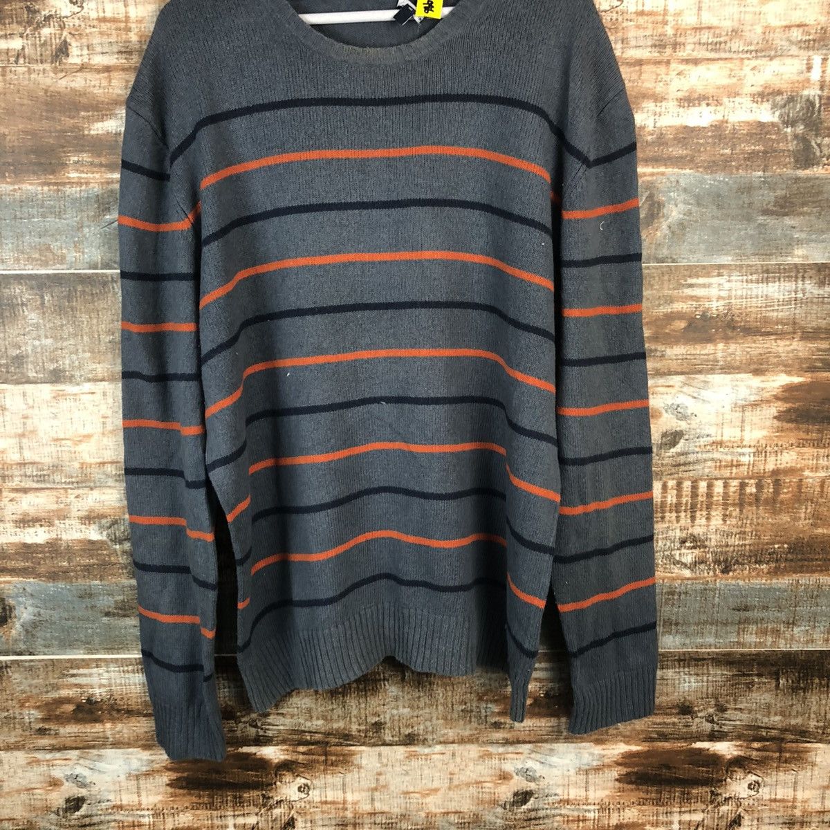 Gap × Homespun Knitwear Gap Grey Stripe Knitwear #A1986 Size US L / EU 52-54 / 3 - 3 Thumbnail