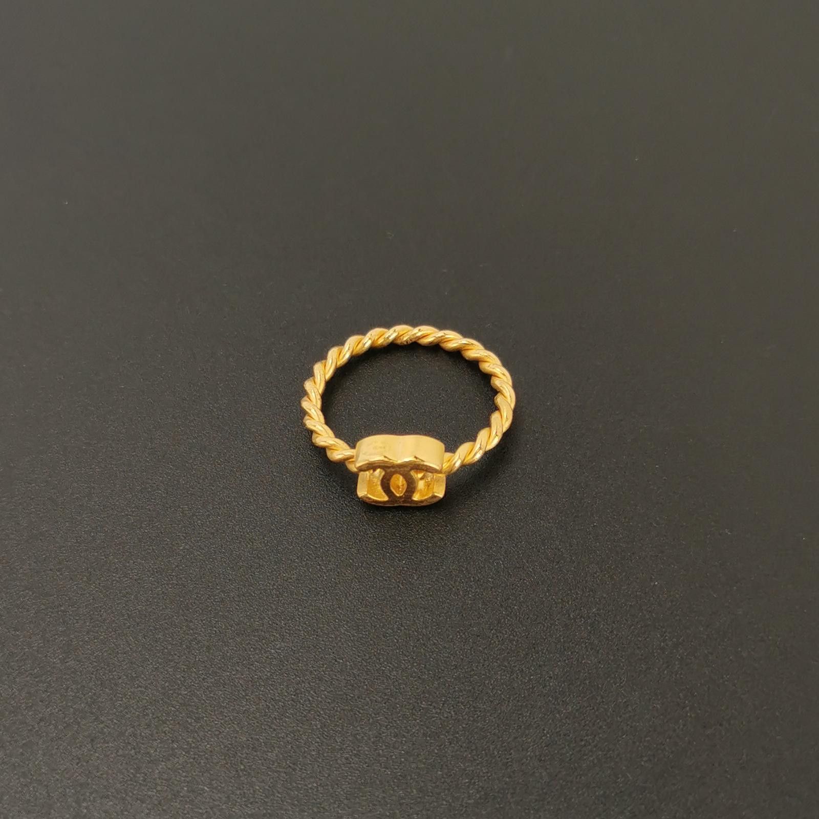 Chanel Chanel Double C Ring Size 11 -z2505 Size ONE SIZE - 3 Thumbnail