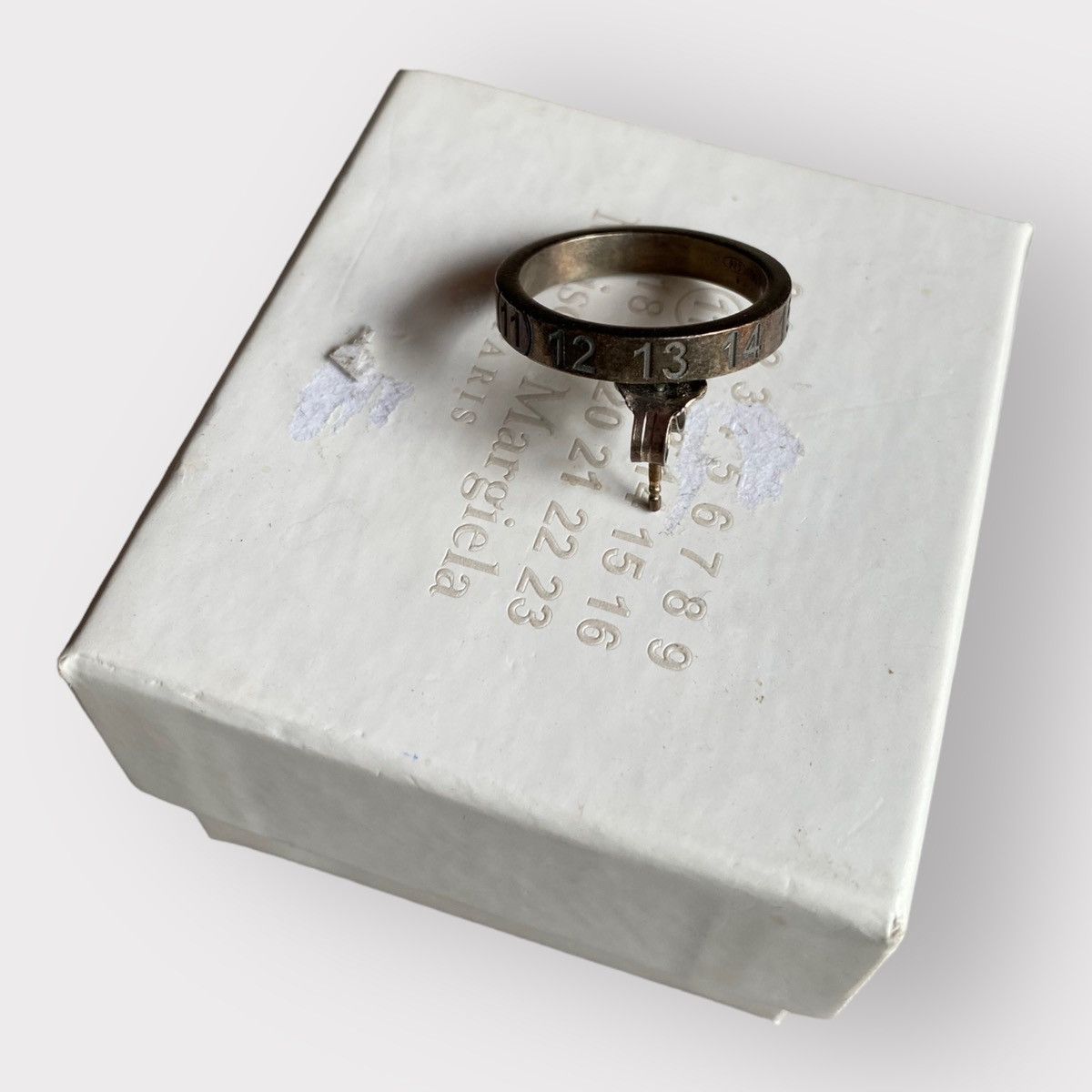 Maison Margiela Margiela Silver Hoop Earring Size ONE SIZE - 6 Thumbnail