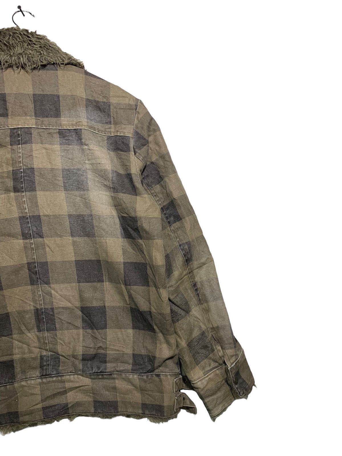 Woolrich Woolen Mills 🔥VTG WOOLRICH SHERPA JACKETS TARTAN BROWN Size US XL / EU 56 / 4 - 7 Thumbnail