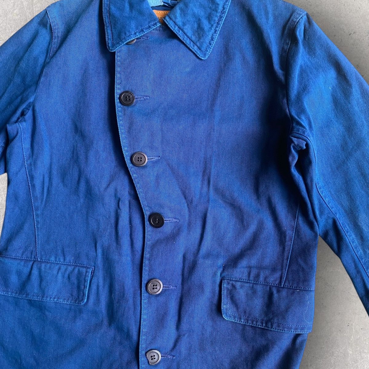 Junya Watanabe SS13 Asymmetric Buttons French Work Jacket Size US S / EU 44-46 / 1 - 2 Thumbnail