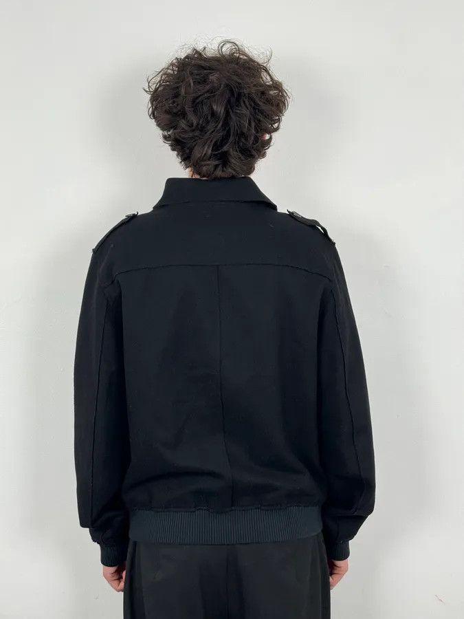 Kris Van Assche 2010s Kris Van Assche Black Wool Double-Breasted Jacket Size US L / EU 52-54 / 3 - 3 Thumbnail