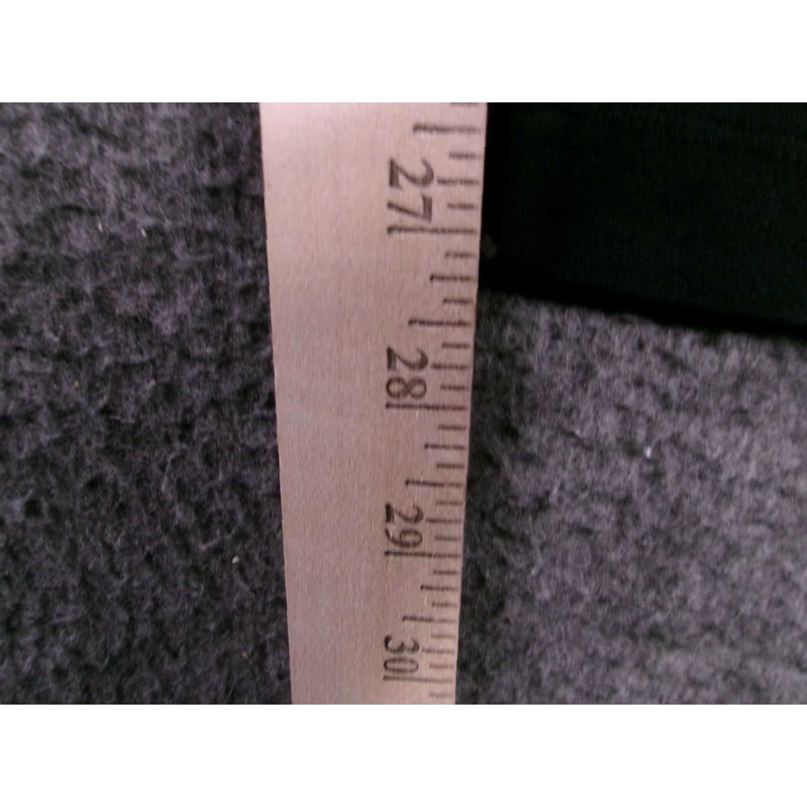 Vintage Lysse Leggings Womens M Black High Waist Velvet Side Stripe Stretch Athleisure Size 32" / US 10 / IT 46 - 6 Thumbnail
