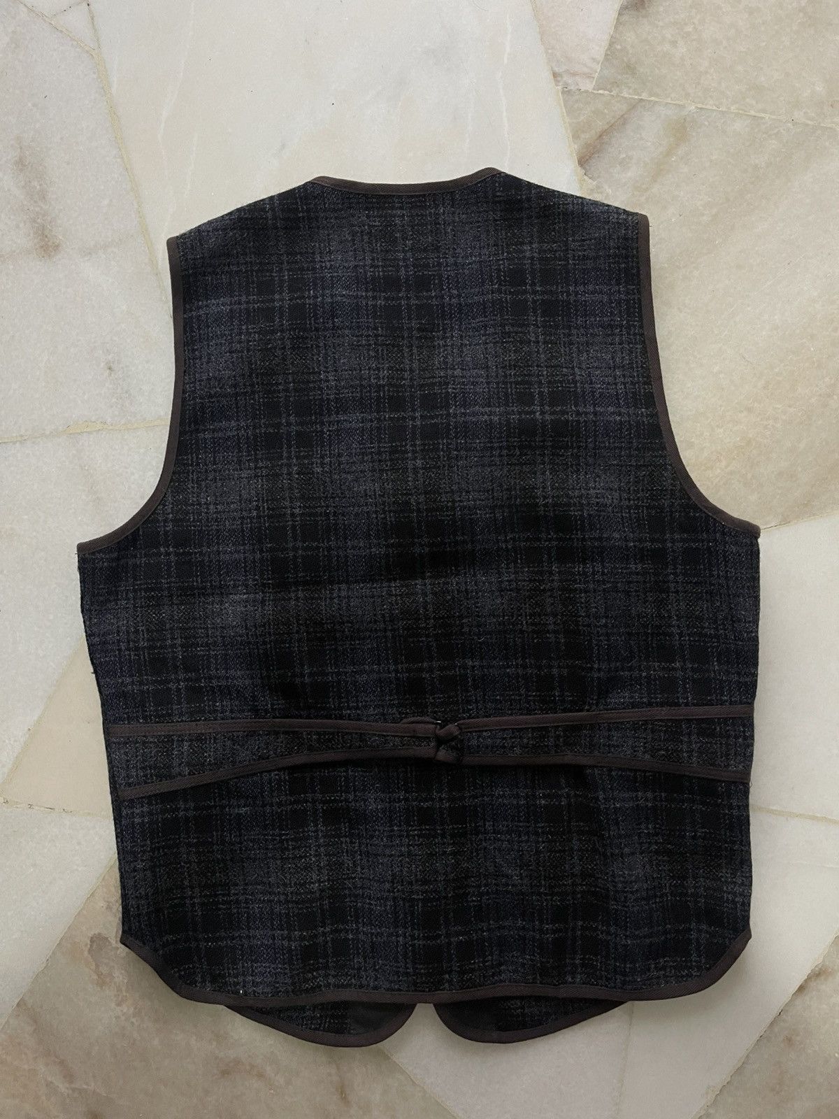 RRL Ralph Lauren RRL RALPH LAUREN WOOL PLAID VEST TALON ZIP Size US S / EU 44-46 / 1 - 10 Thumbnail