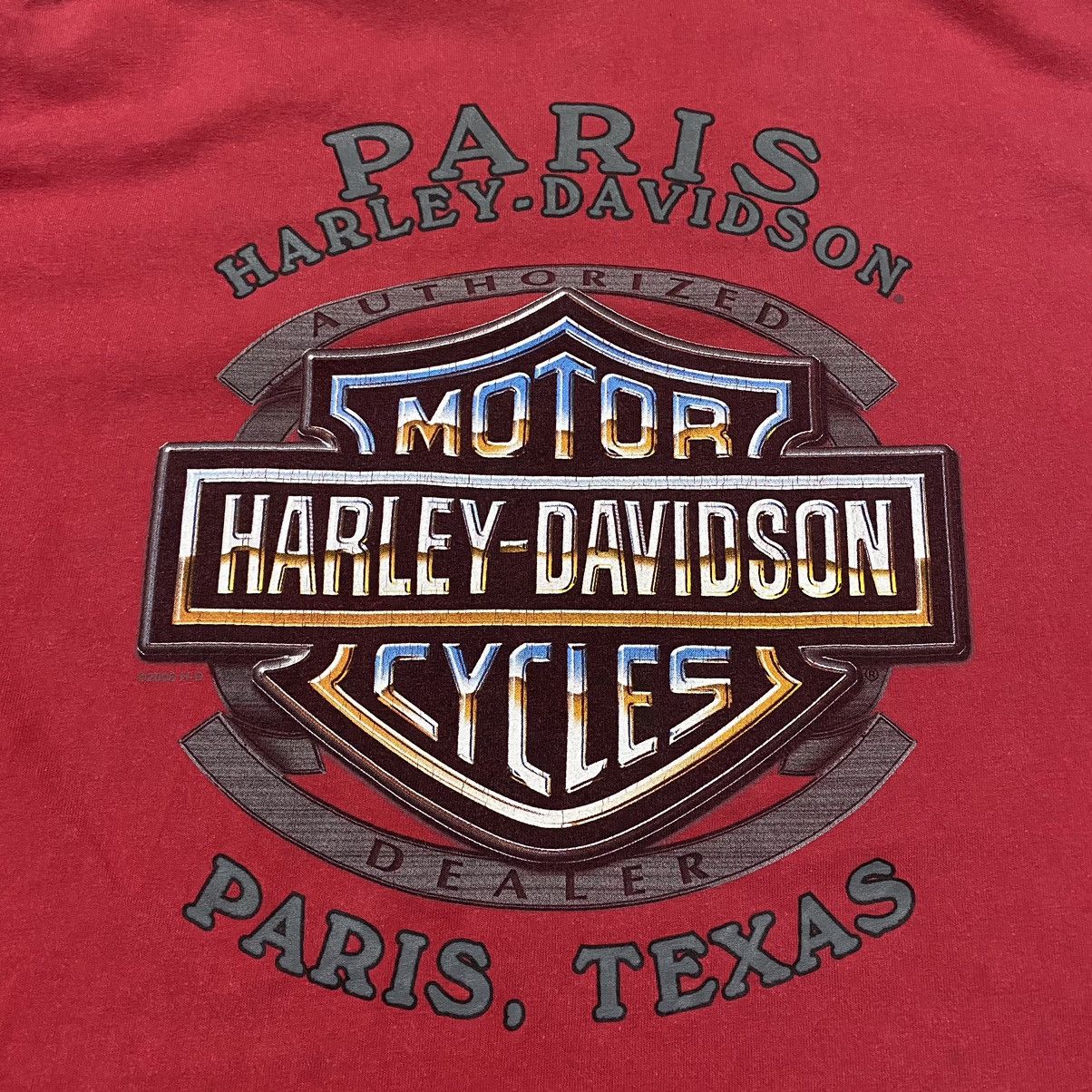 Harley Davidson × Vintage Vintage y2k harley davidson paris backhit Size US XL / EU 56 / 4 - 7 Thumbnail