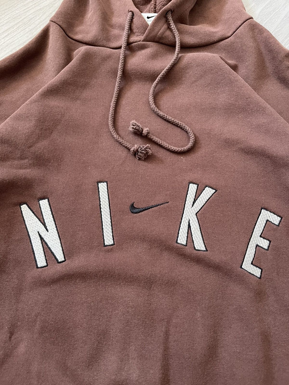 Nike Vintage Nike Brown Hoodie 90s Travis Style Size US M / EU 48-50 / 2 - 6 Thumbnail